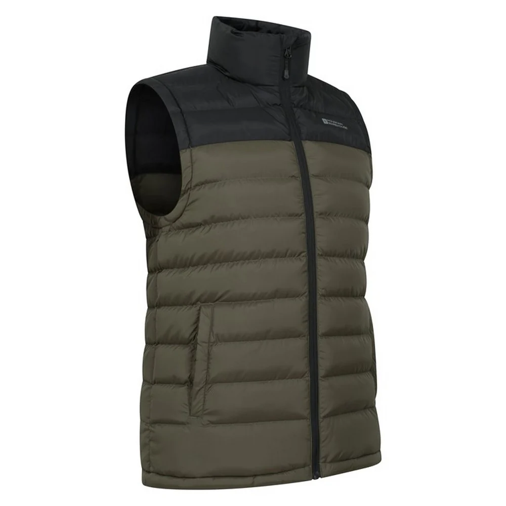 Mountain Warehouse Mens Seasons II Padded Gilet Khaki Green - Image 3