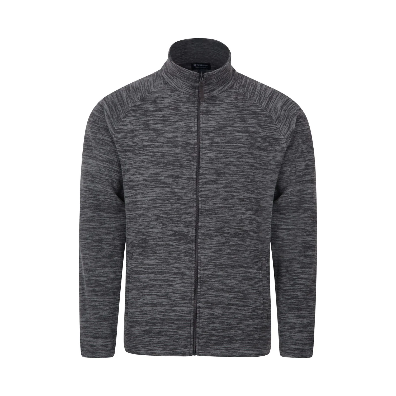 Mountain Warehouse Mens Snowdon II Full Zip Fleece Jacket Charcoal
