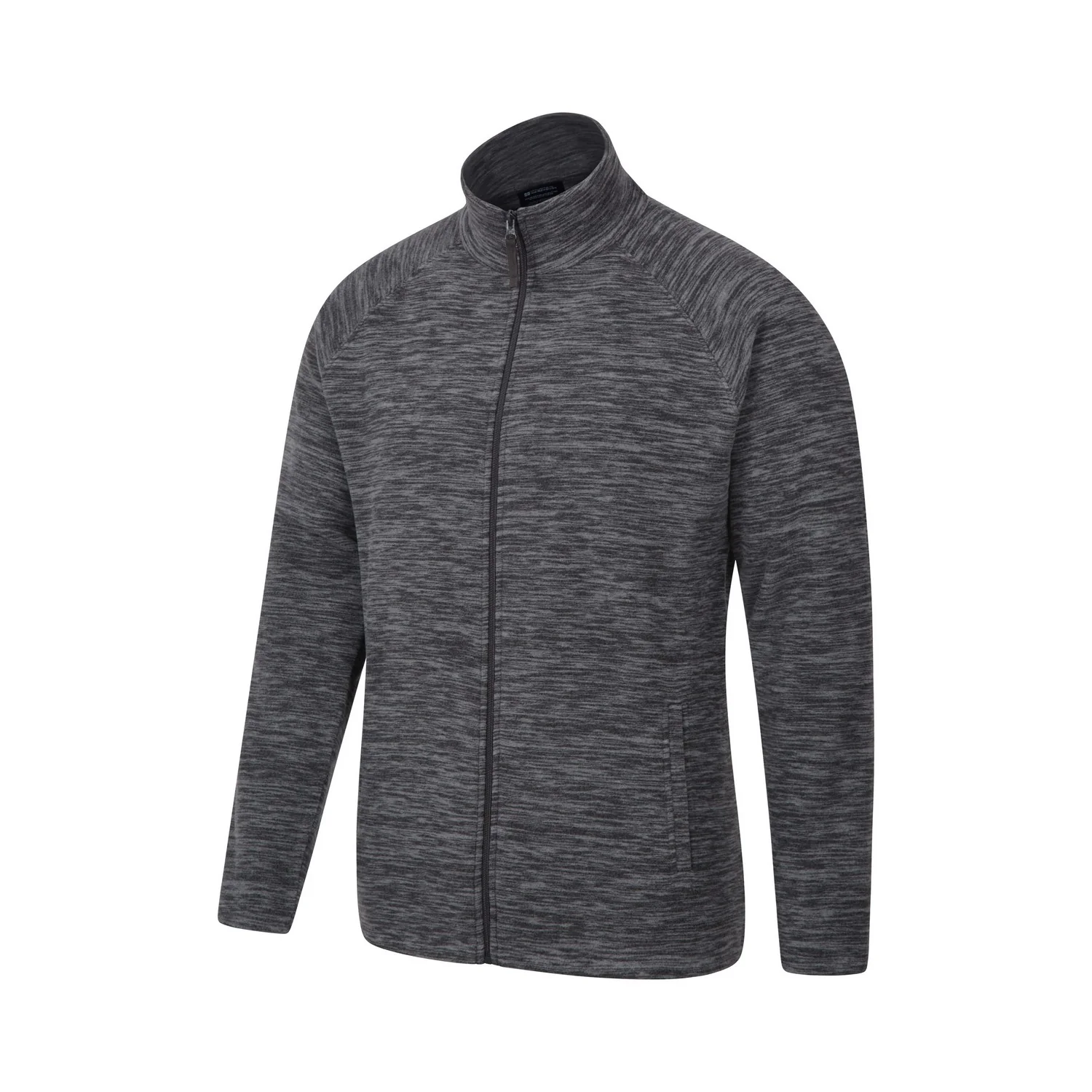 Mountain Warehouse Mens Snowdon II Full Zip Fleece Jacket Charcoal - Image 3