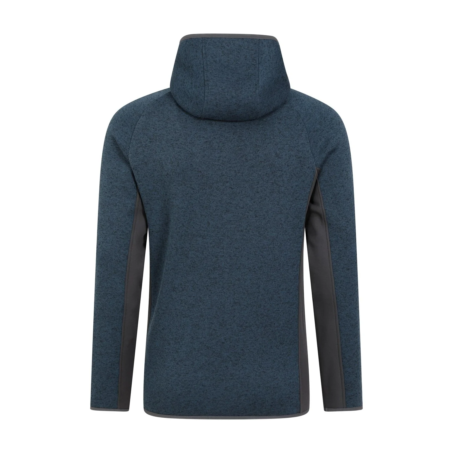Mountain Warehouse Mens Treston Fleece Hooded Hoodie Navy - Image 2
