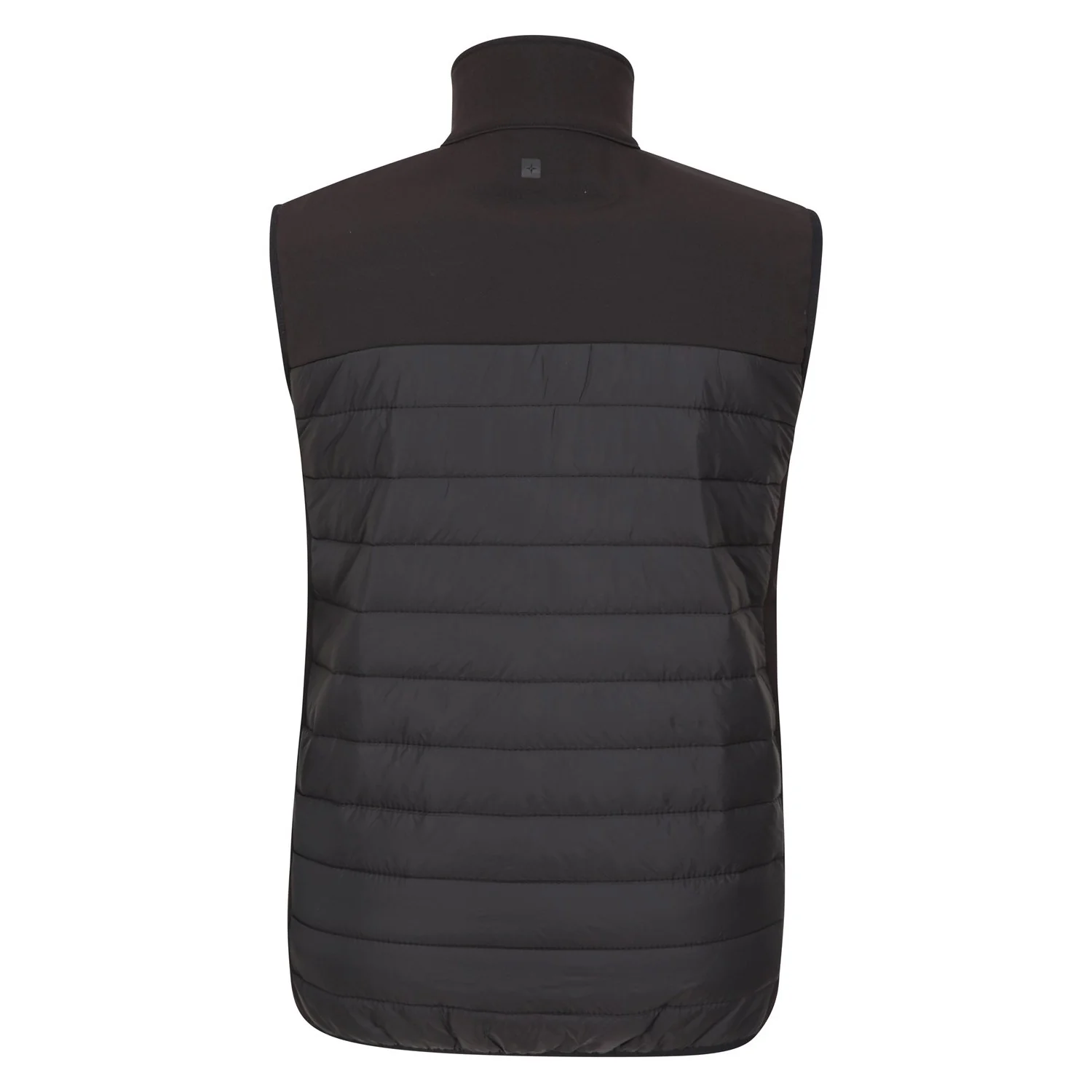 Mountain Warehouse Mens Turbine II Hybrid Padded Gilet Black - Image 2