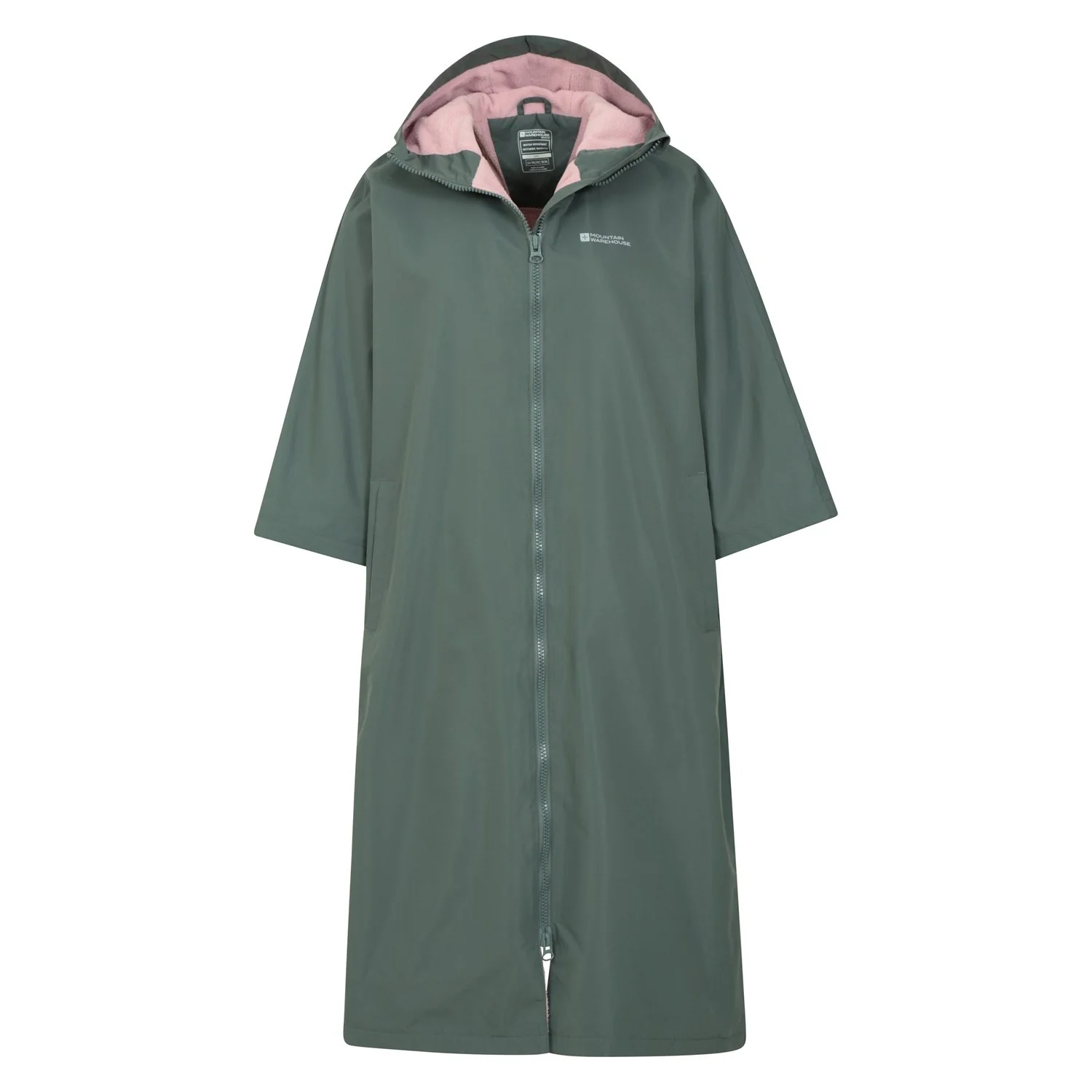 Mountain Warehouse Womens Coastline Water Resistant Robe Khaki - Image 4