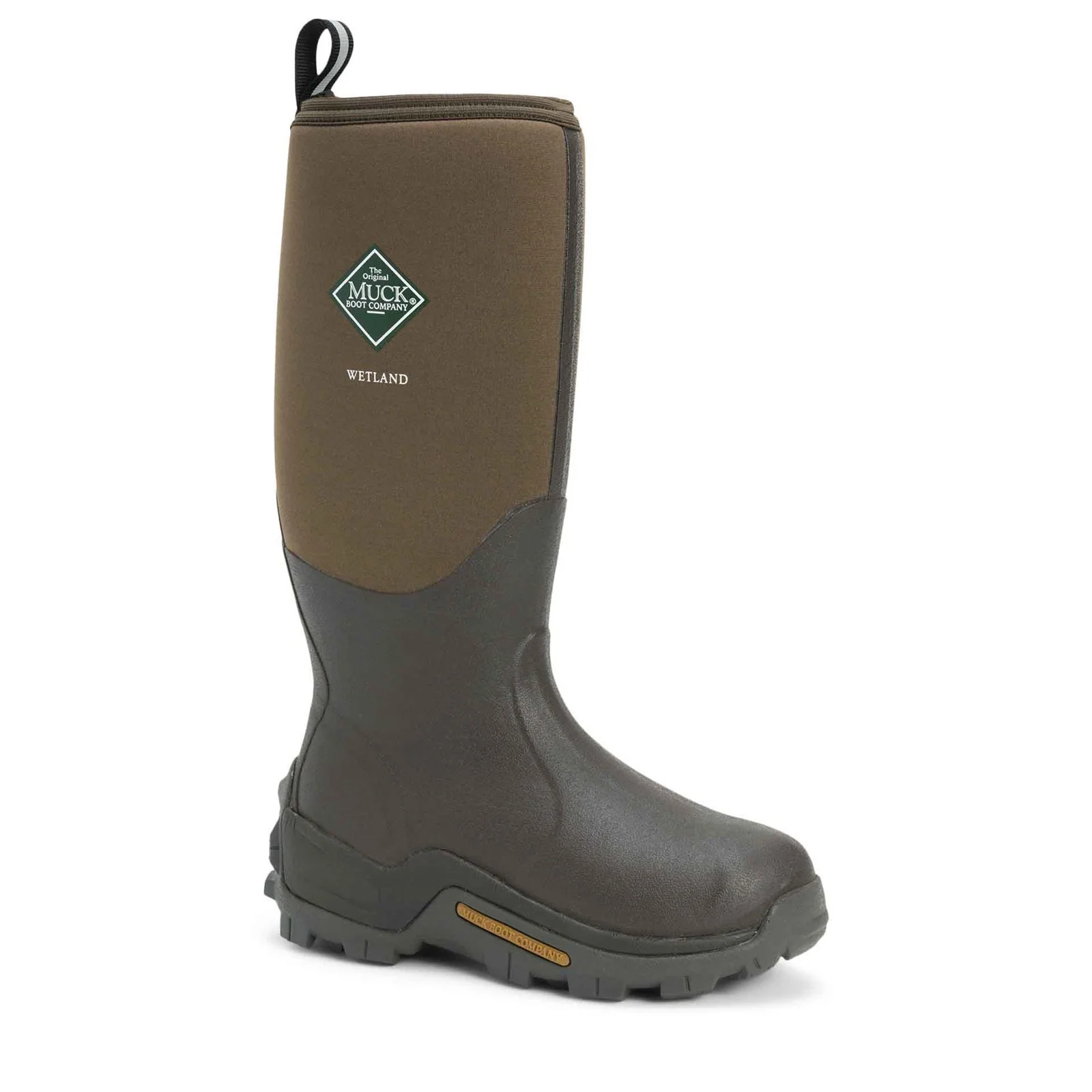 Muck Boots Unisex Wetland Hi Patterned Wellington Bark - Image 6