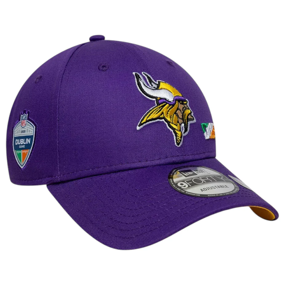 New Era Vikings NFL Dublin Game 2025 9FORTY Adjustable Cap - Image 2