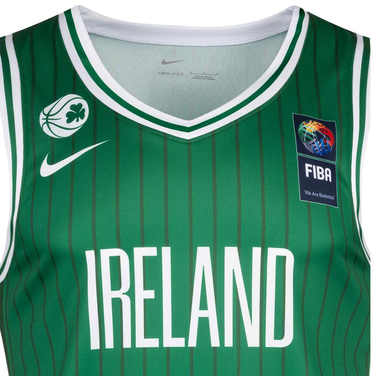 Nike Basketball Ireland 2026 Mens Sleeveless Home Jersey - Image 3