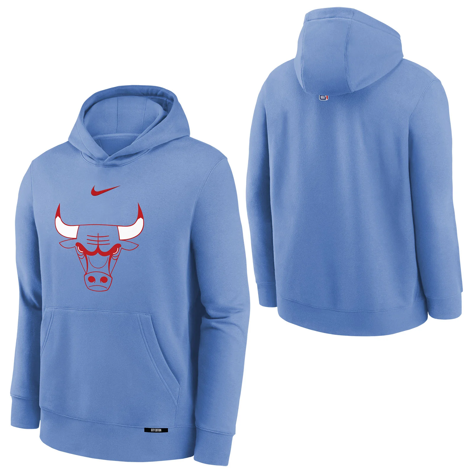 Nike Bulls City Edition Kids Hoodie - Image 3