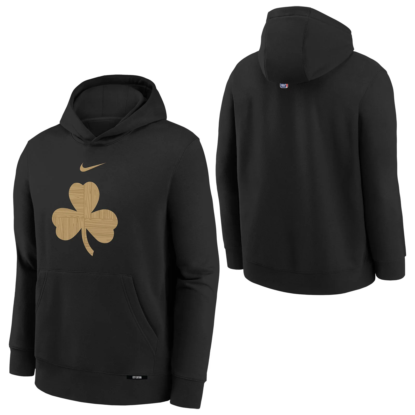 Nike Celtics City Edition Kids Hoodie - Image 3