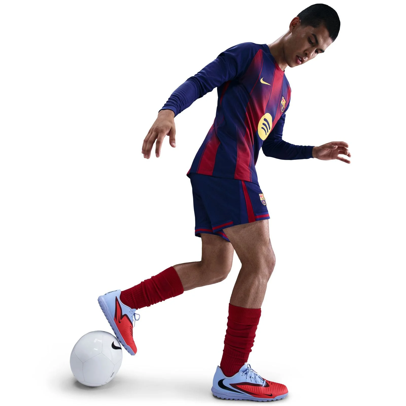 FC Barcelona 2025/26 Stadium Home Mens Nike Dri-FIT Soccer Replica Shorts - Image 3