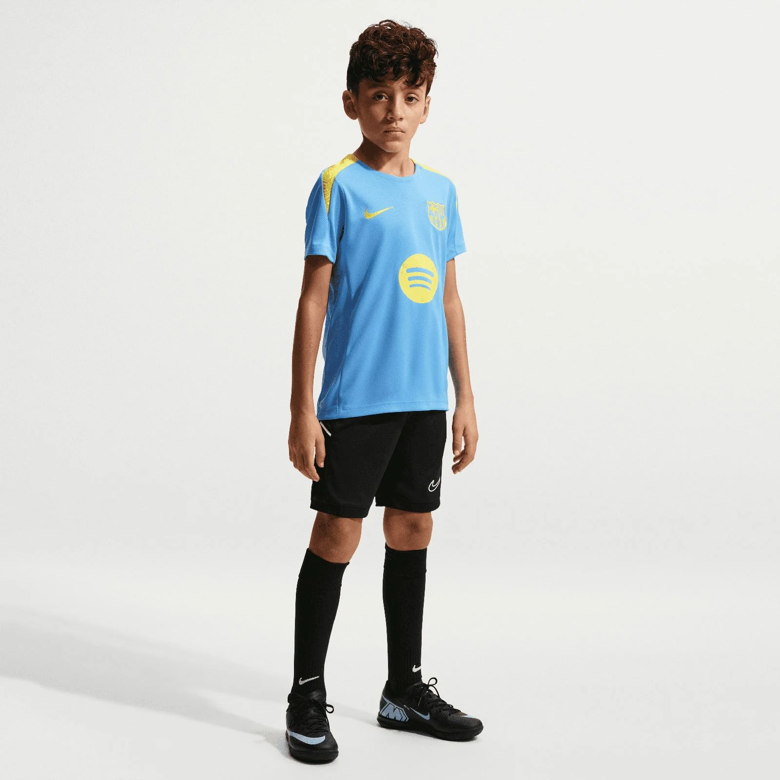 Nike FC Barcelona Strike Fourth Kids Dri-FIT Soccer Short-Sleeve Top - Image 8