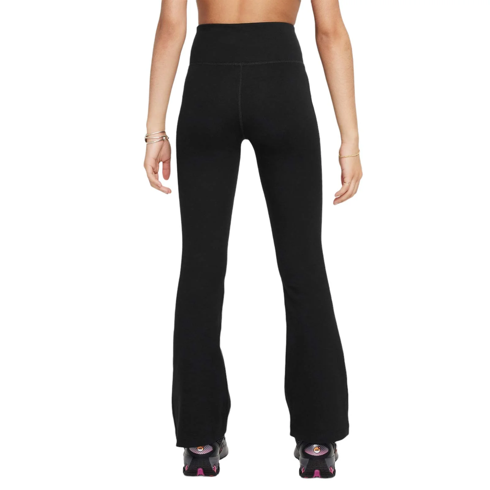 Nike Sportswear Classic Girls High-Waisted Flared Leggings - Image 2