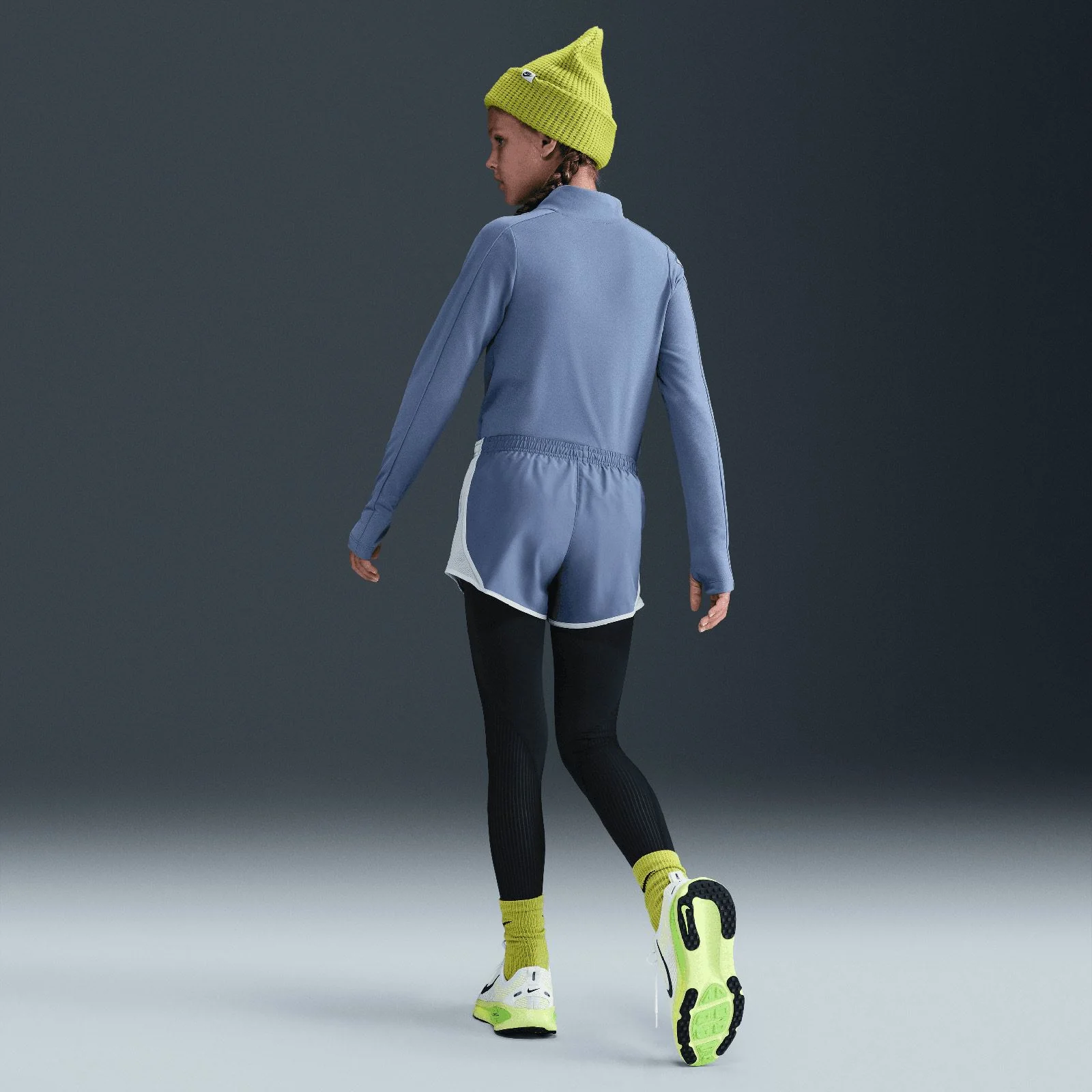 Nike Girls Dri-FIT Long-Sleeve Half-Zip Top - Image 7