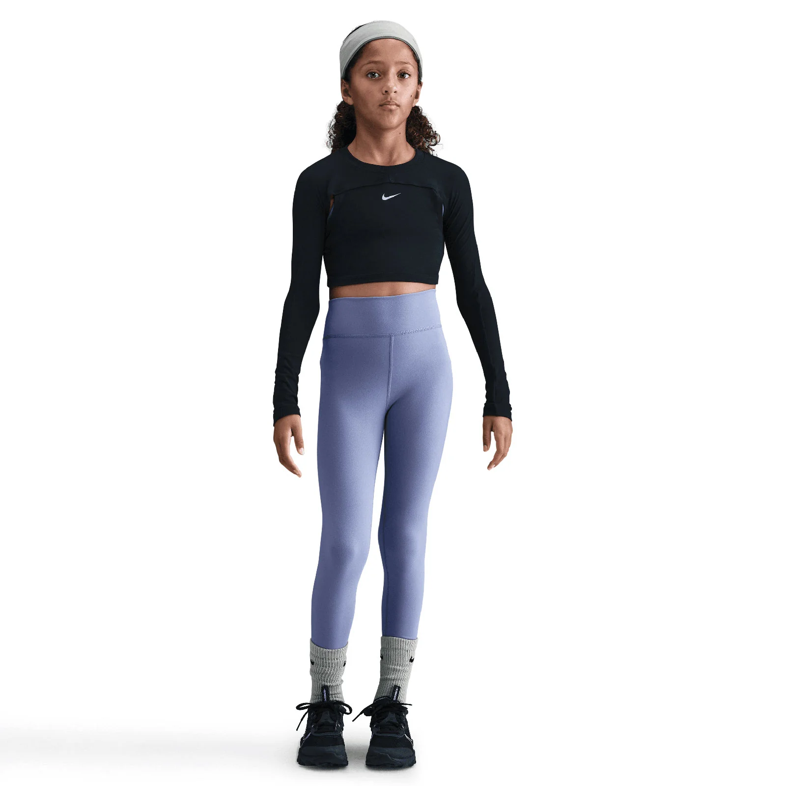 Nike One Kids (Girls) Dri-FIT High-Waisted Leggings