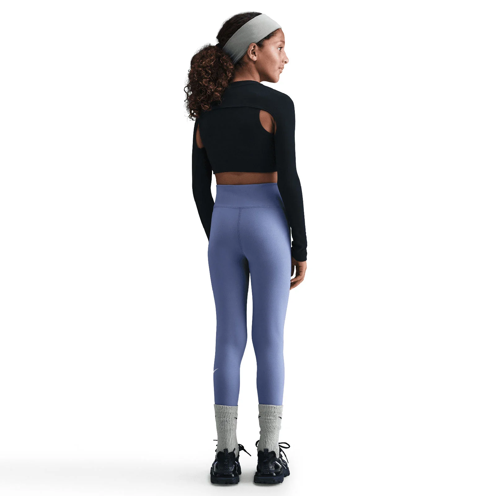 Nike One Kids (Girls) Dri-FIT High-Waisted Leggings - Image 2
