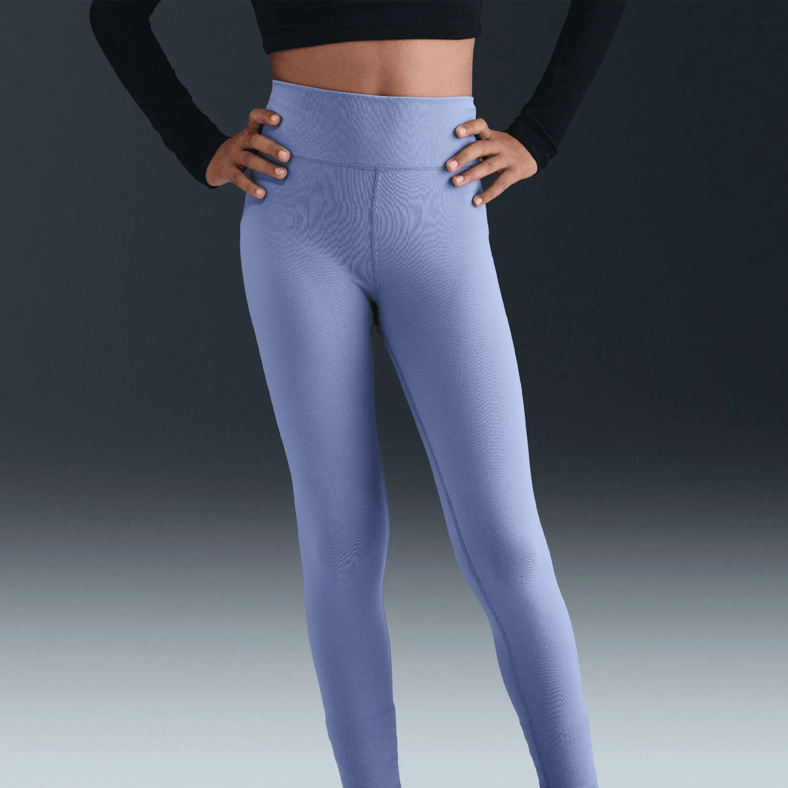 Nike One Kids (Girls) Dri-FIT High-Waisted Leggings - Image 5