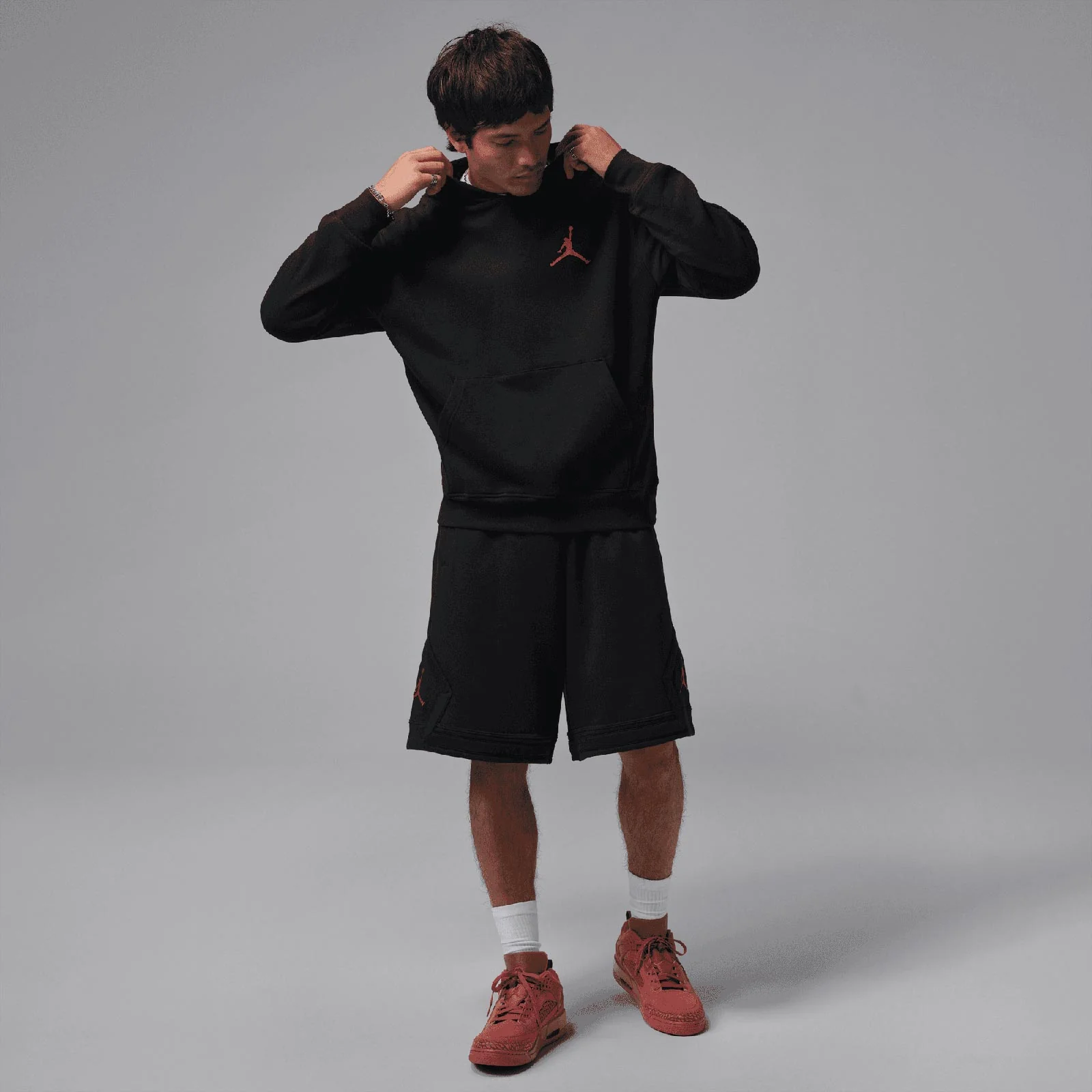 Nike Jordan Jumpman Mens Fleece Pullover Hoodie - Image 6