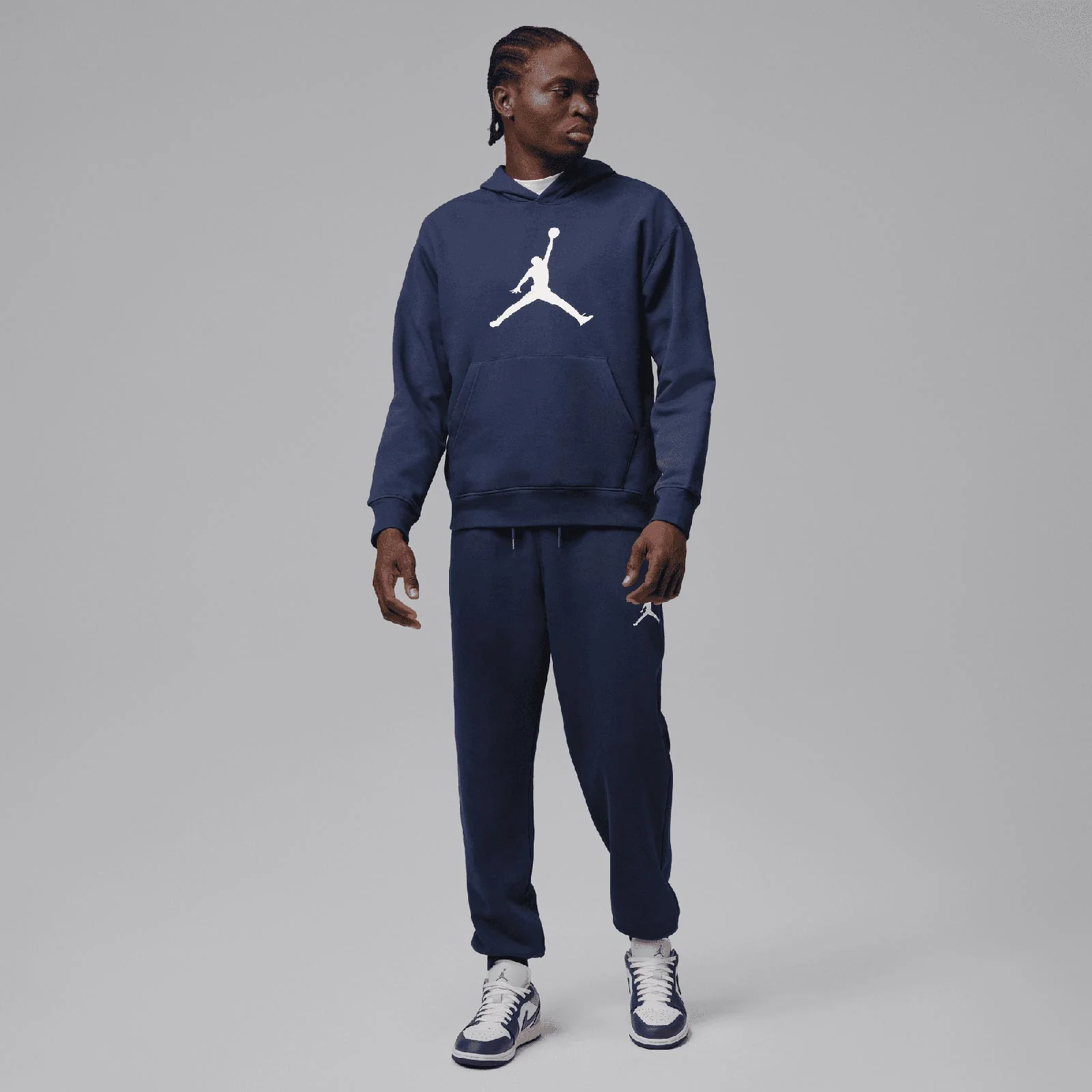 Nike Jordan Mens Fleece Pullover Hoodie - Image 6