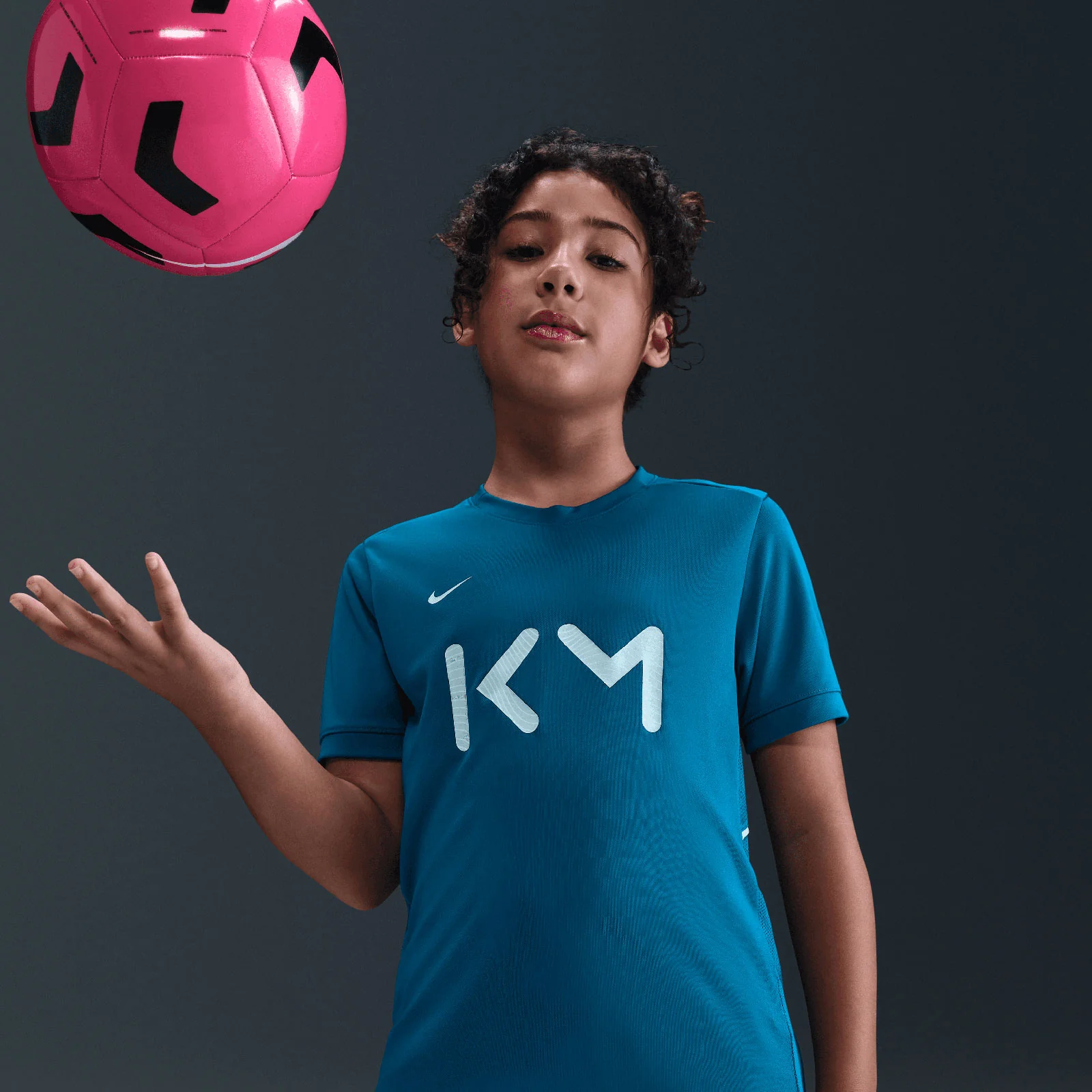 Nike Kylian Mbappé Academy Kids Dri-FIT Soccer Short-Sleeve Top - Image 3
