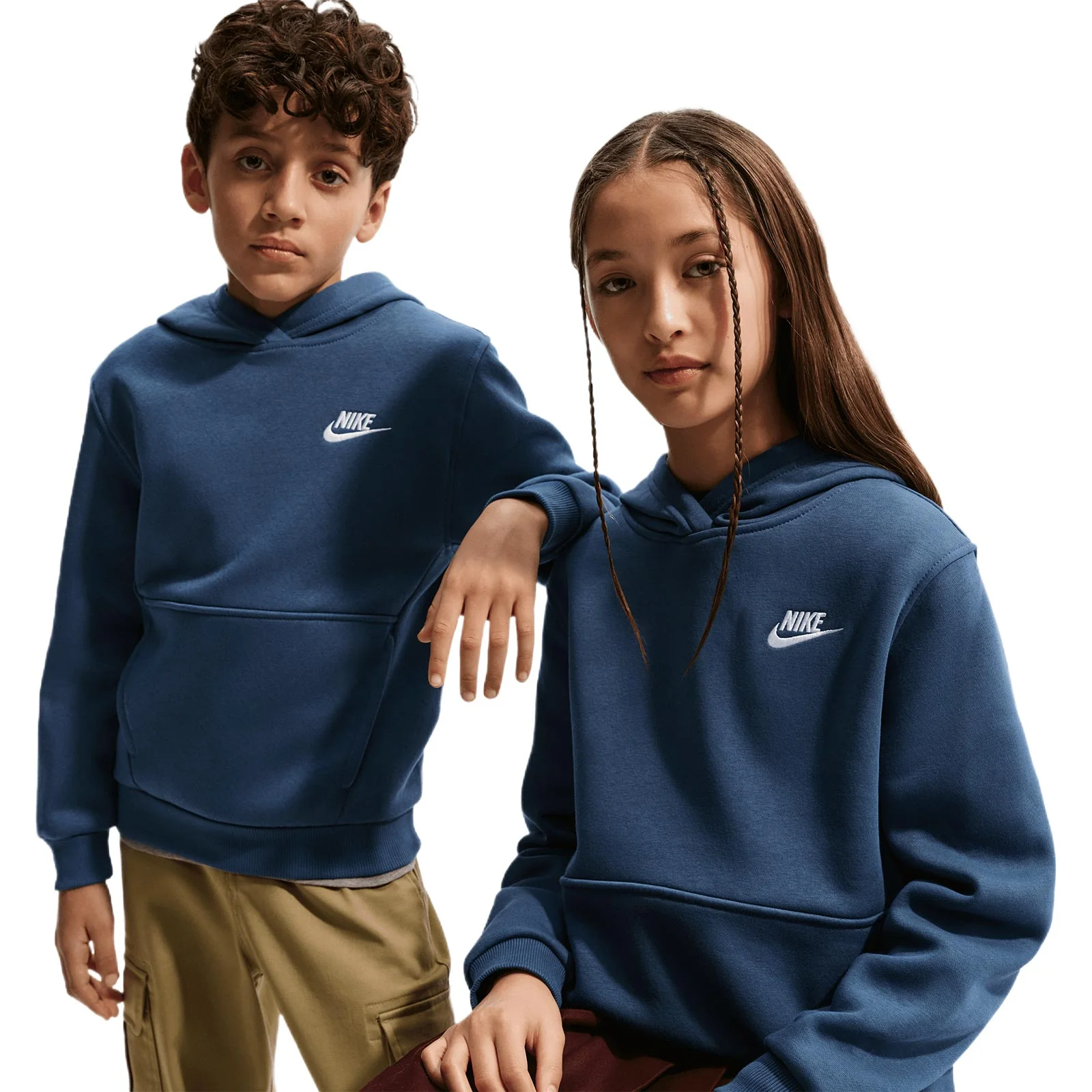 Nike Sportswear Club Fleece Big Kids Pullover Hoodie - Image 3
