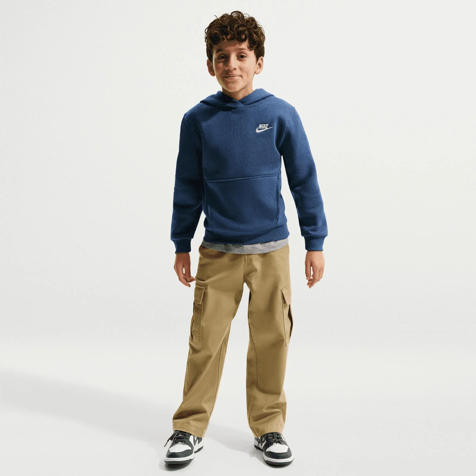 Nike Sportswear Club Fleece Big Kids Pullover Hoodie - Image 4
