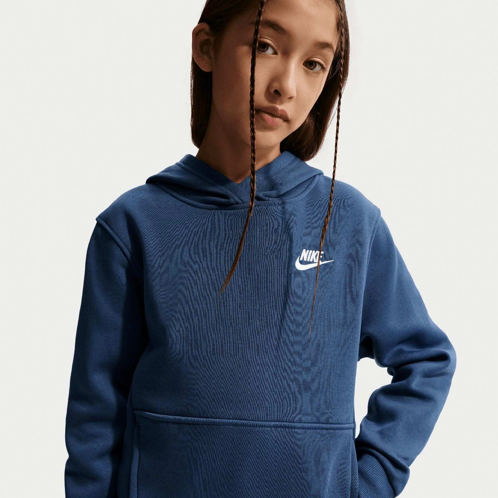 Nike Sportswear Club Fleece Big Kids Pullover Hoodie - Image 5