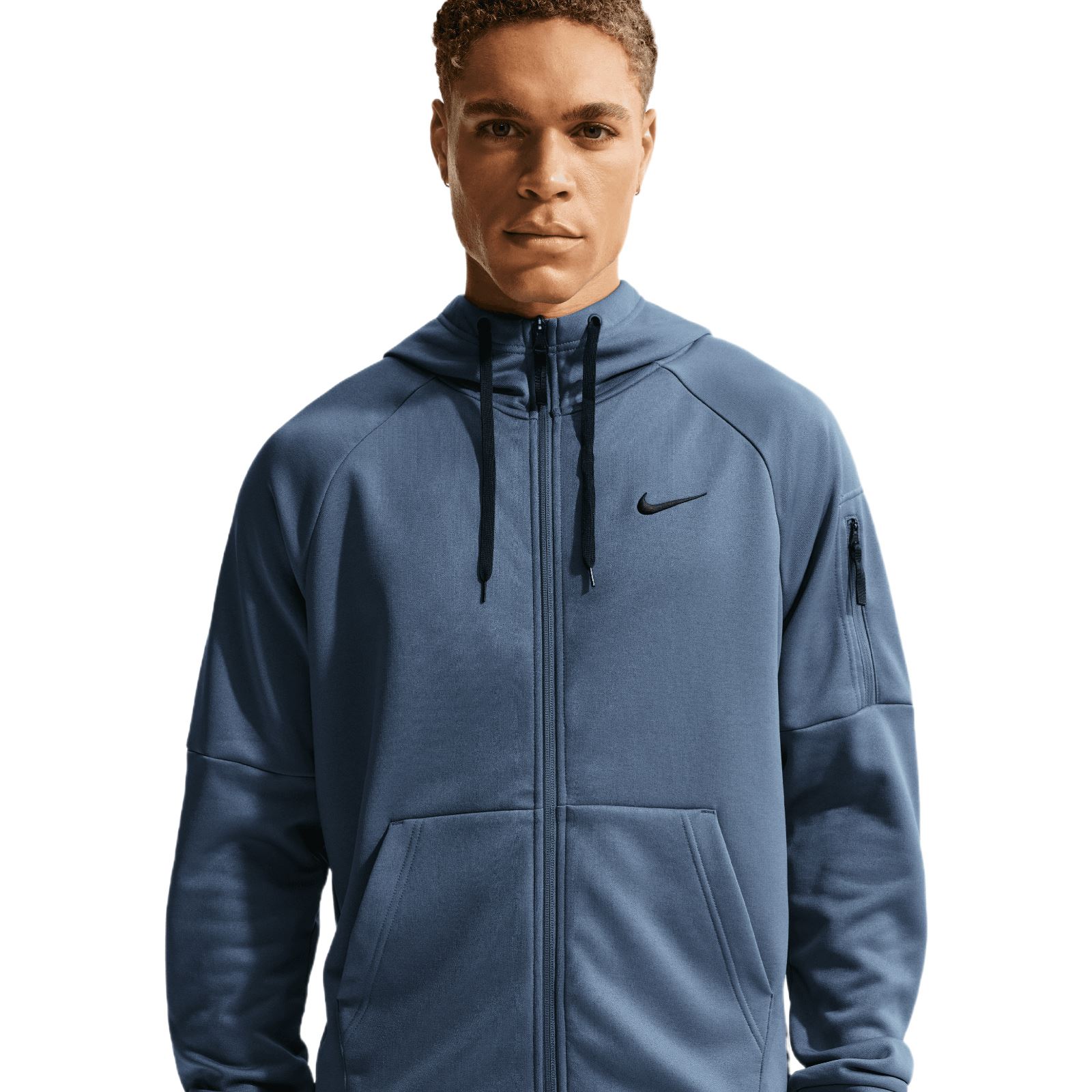 Nike Therma Mens Therma-FIT Full-Zip Fitness Top - Image 3