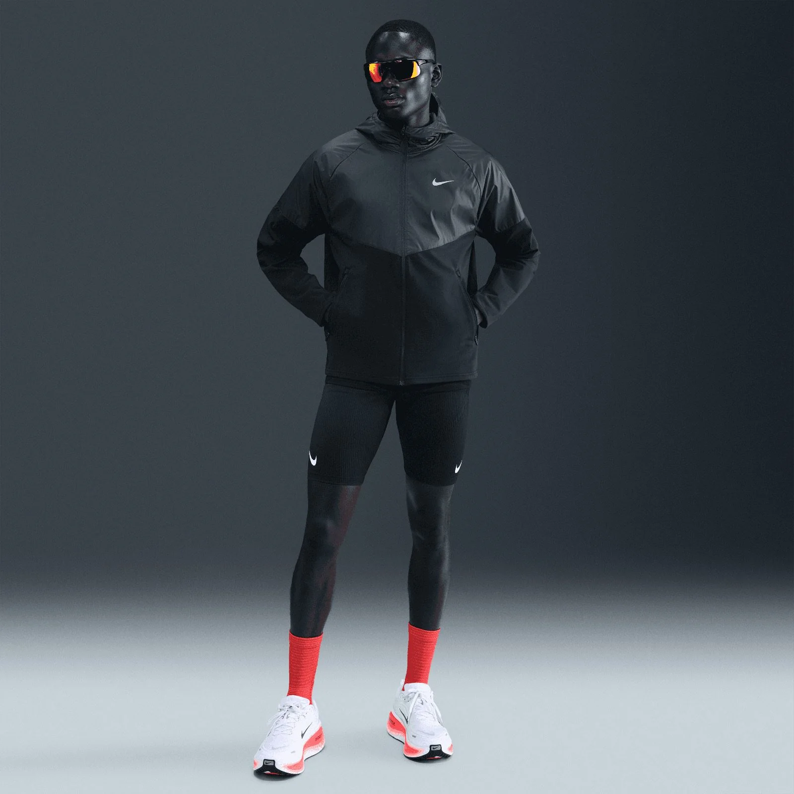 Nike Miler Mens Repel Winterised Running Jacket - Image 8
