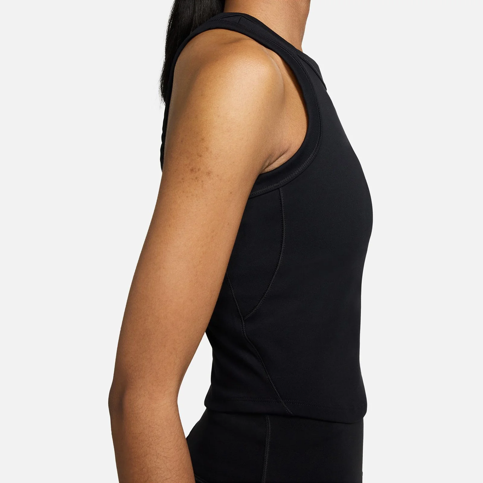 Nike One Fitted Womens Dri-FIT Cropped Tank Top - Image 4