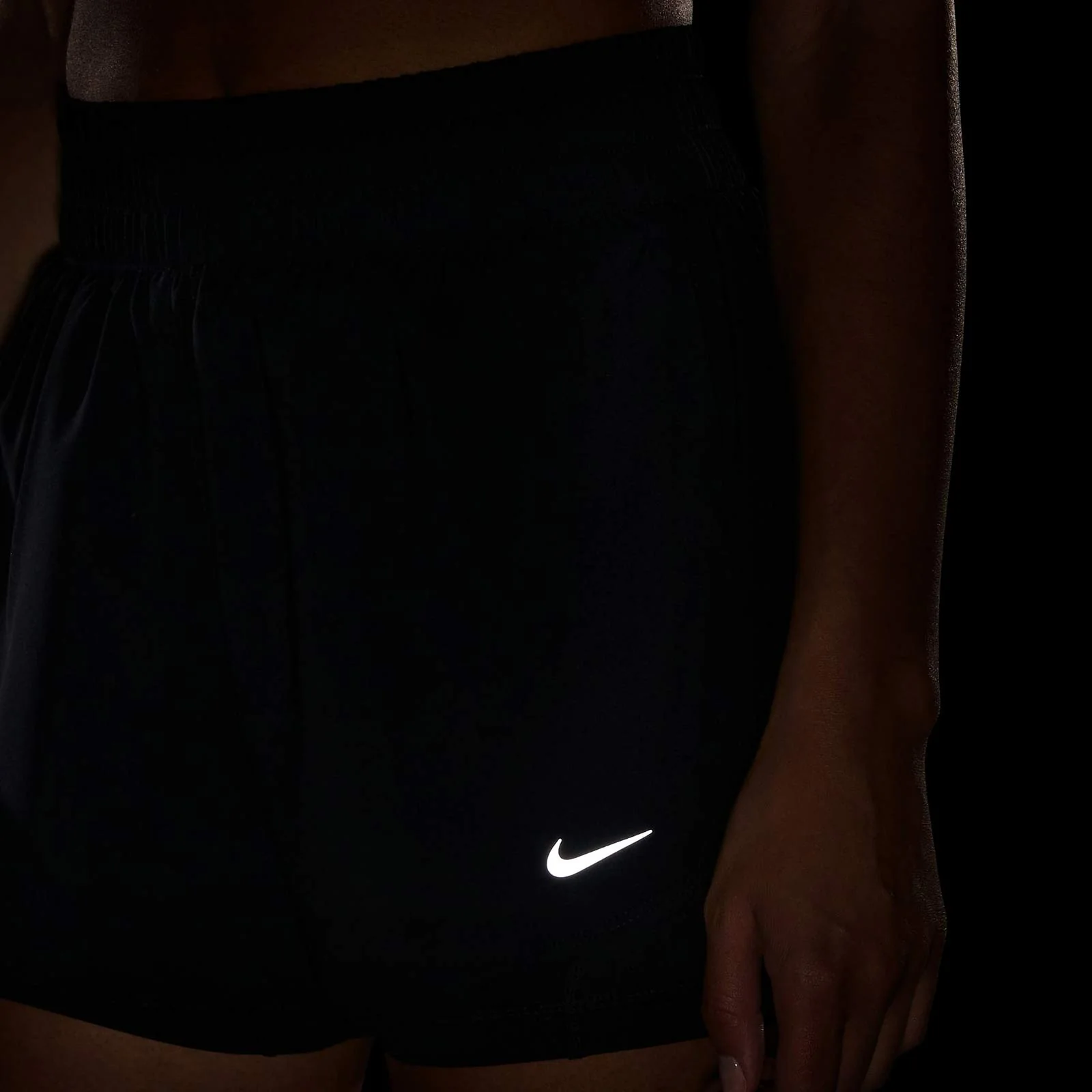 Nike One Womens Dri-FIT High-Waisted 3" 2-in-1 Shorts - Image 8