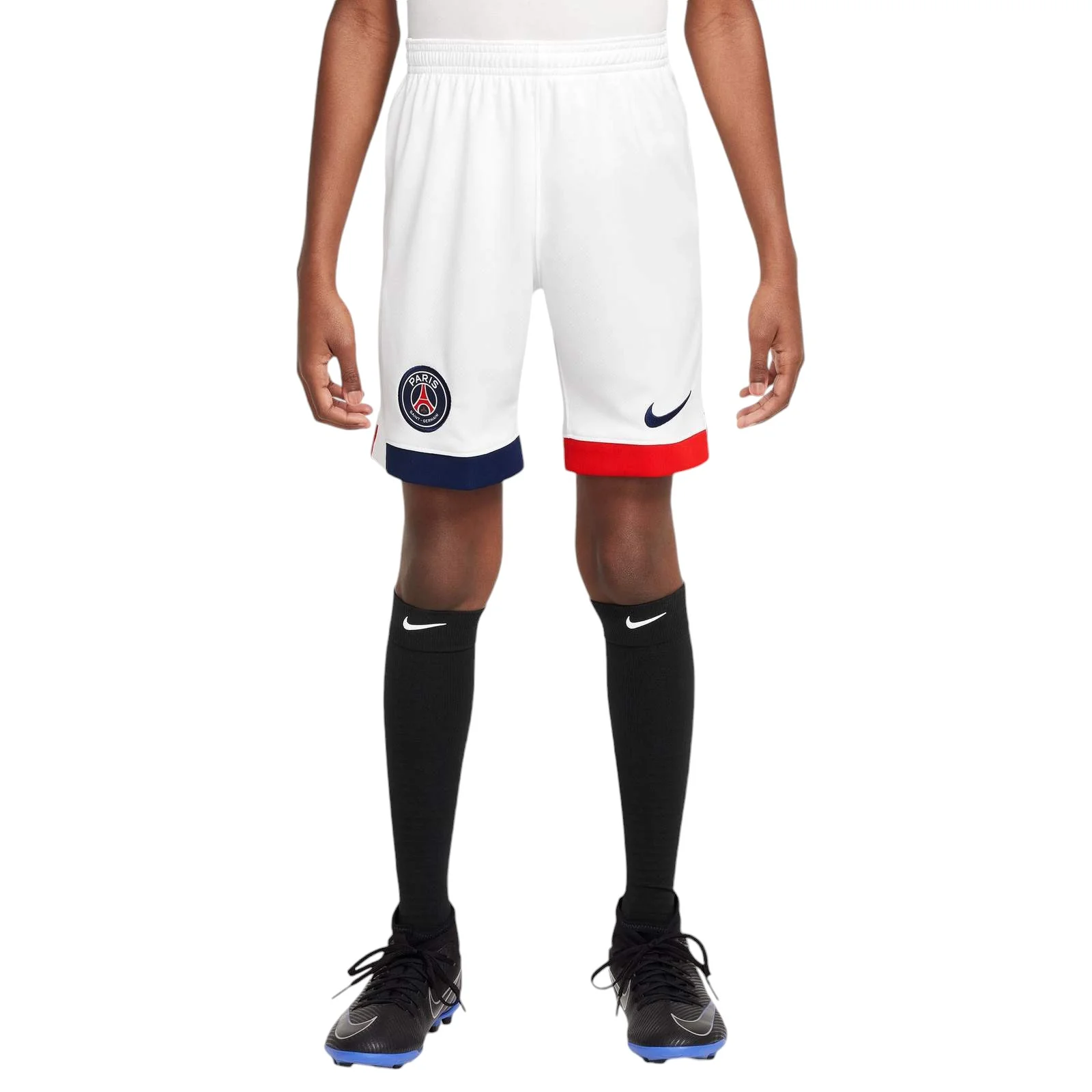 Nike Paris Saint-Germain 2024/25 Stadium Away Kids Dri-Fit Soccer Replica Shorts