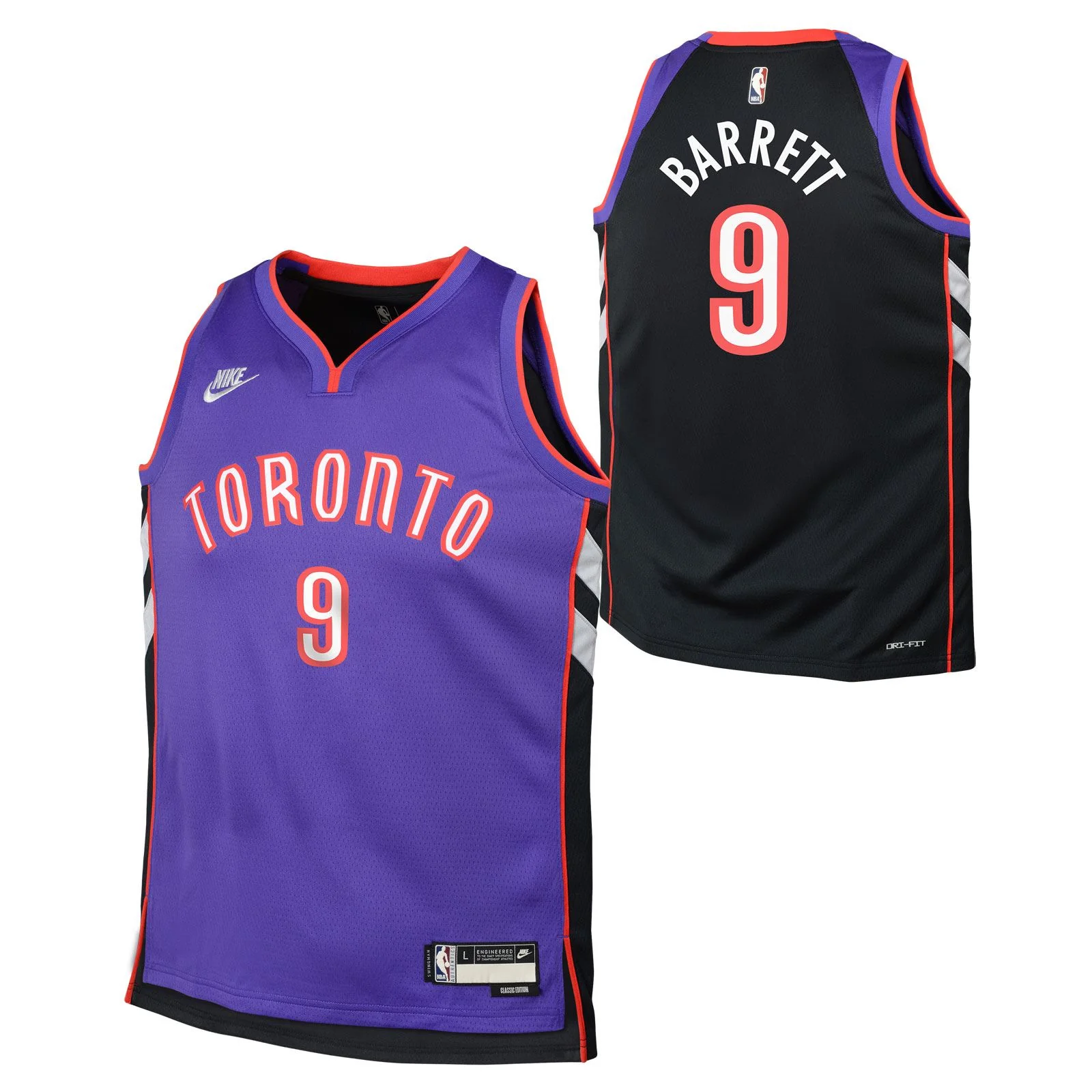 Nike Raptors Barrett 9 Kids Jersey - Image 3
