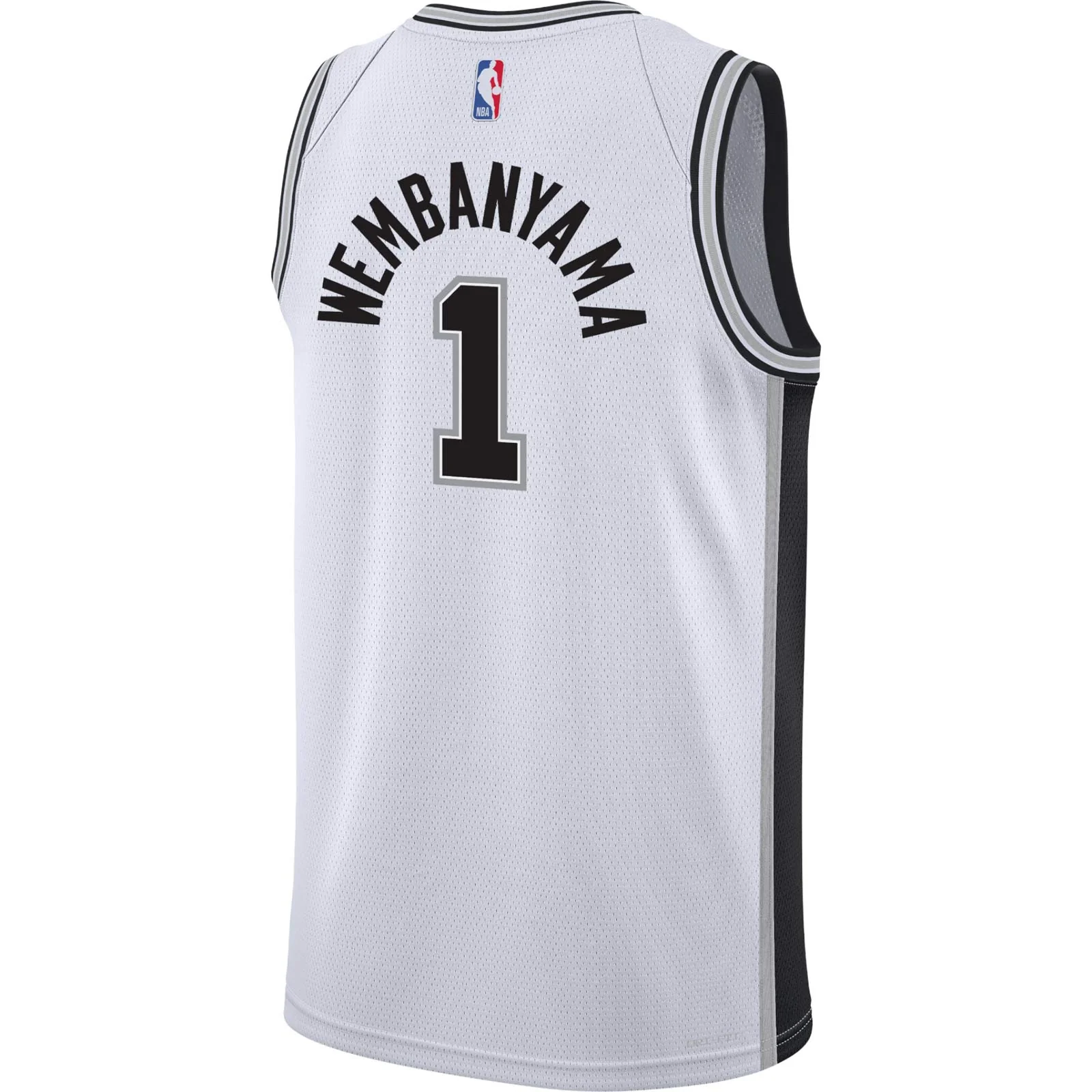 Nike Spurs Wembanyama 1 Association Kids Jersey - Image 2