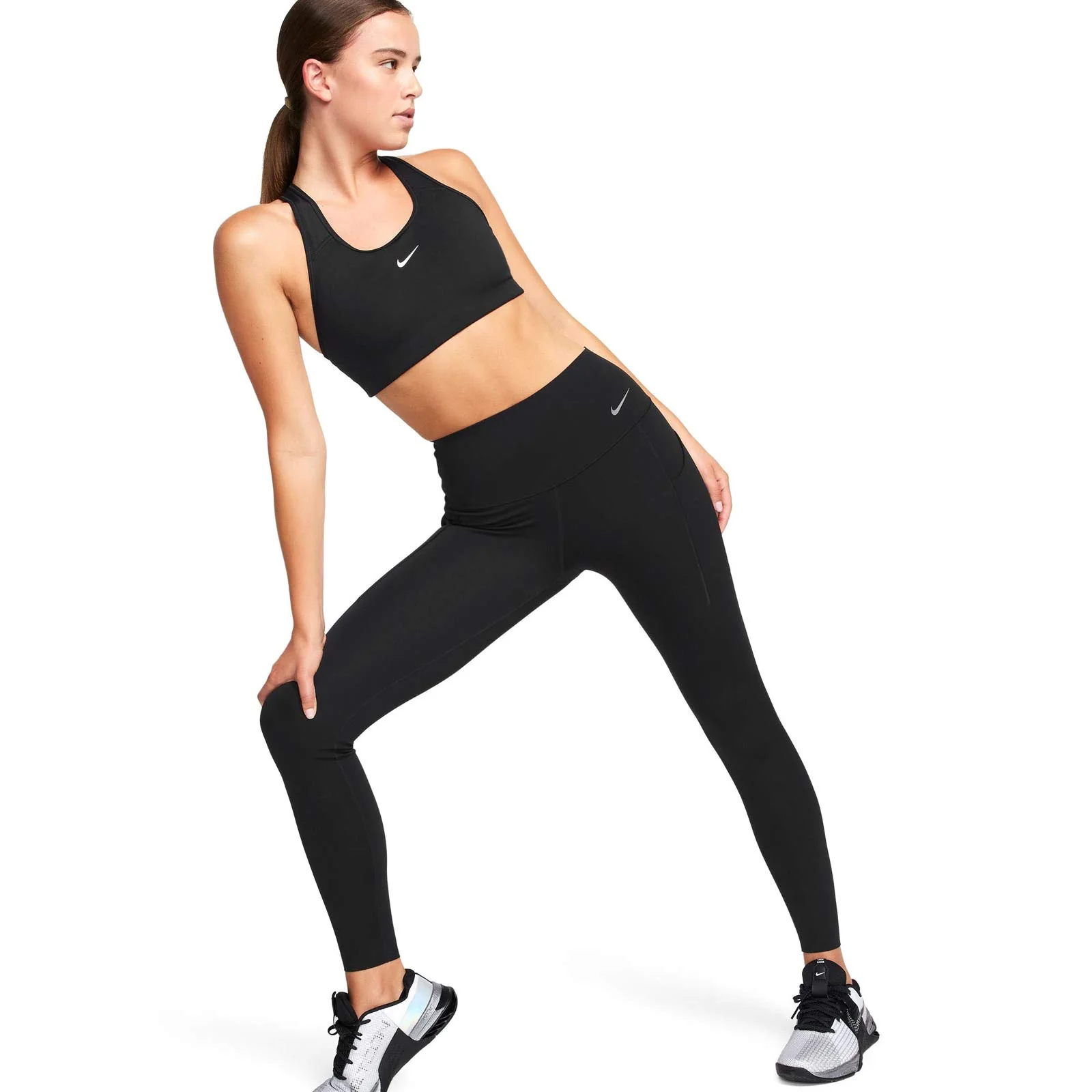 Nike Universa Womens High-Waisted Full-Length Leggings with Pockets - Image 7