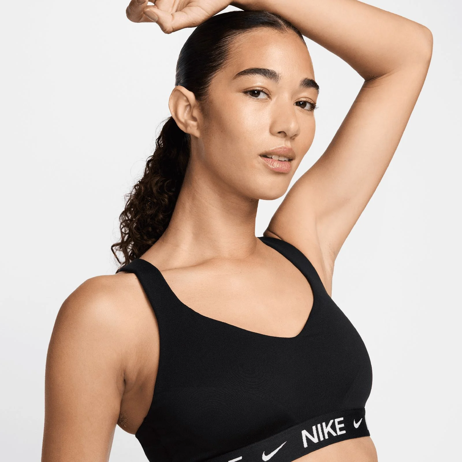 Nike Indy High Support Womens Padded Adjustable Sports Bra - Image 4