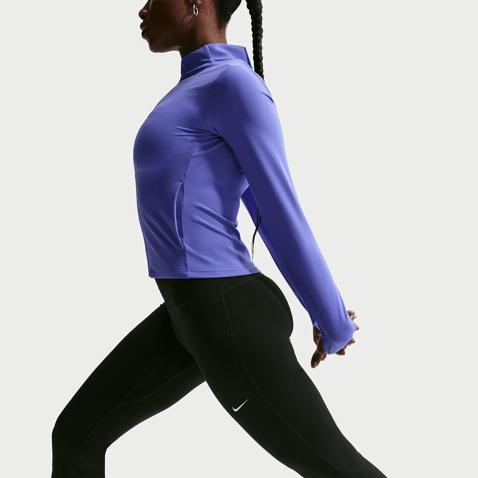 Nike One Womens High-Waisted Flared Leggings - Image 5