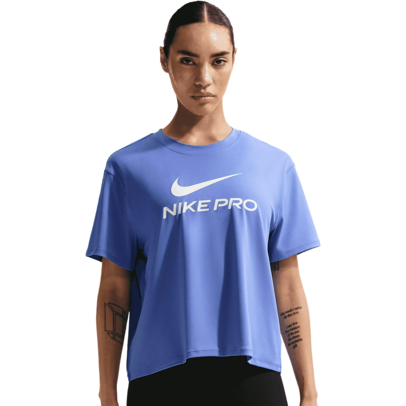 Nike Pro Womens Dri-FIT Loose Short-Sleeve Top