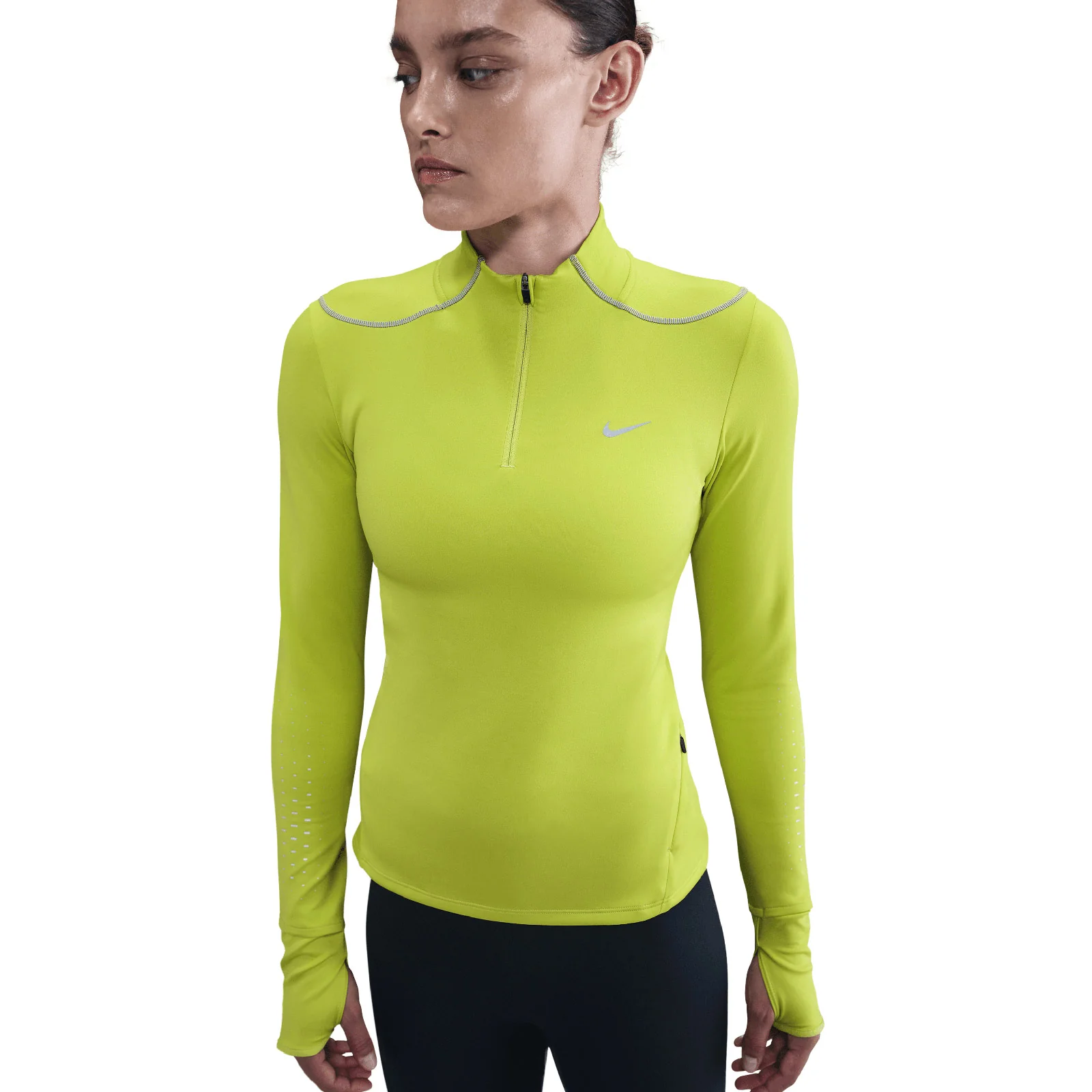 Nike Swift Womens Therma-FIT ADV Half-Zip Running Top with Reflective Accents
