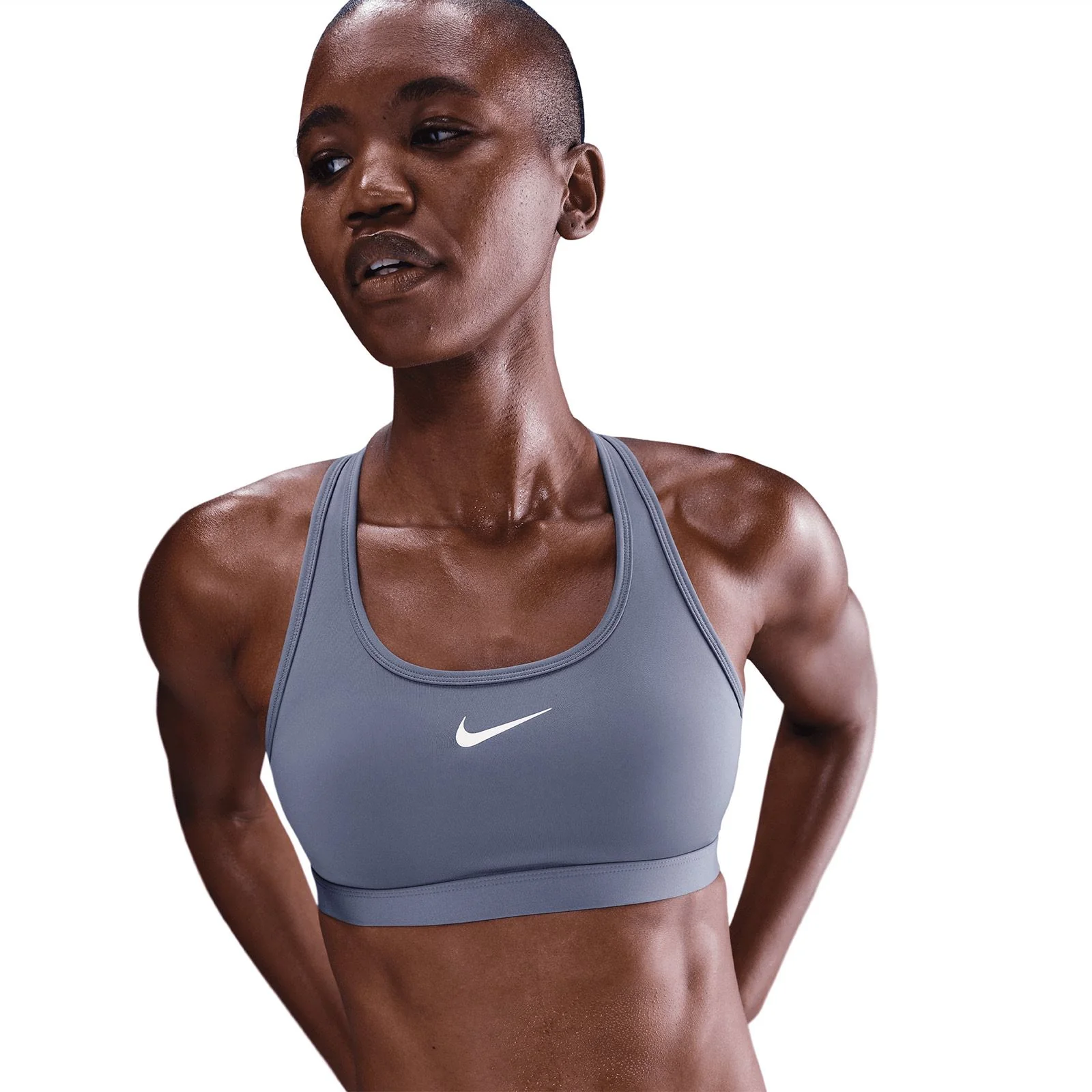 Nike Swoosh Medium Support Womens Padded Sports Bra - Image 3