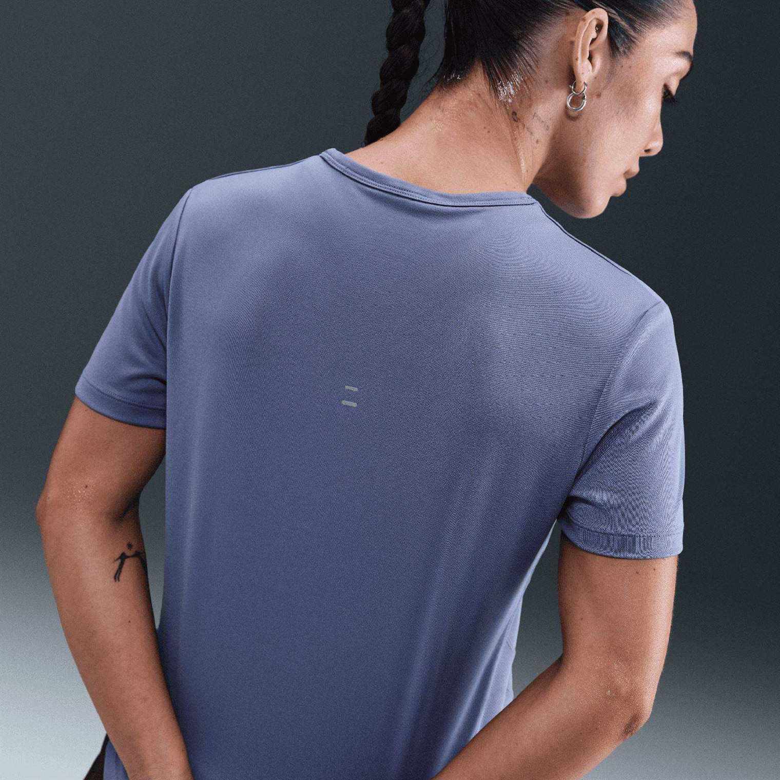 Nike Tempo Swoosh Run Womens Dri-FIT Short-Sleeve Running Top - Image 5