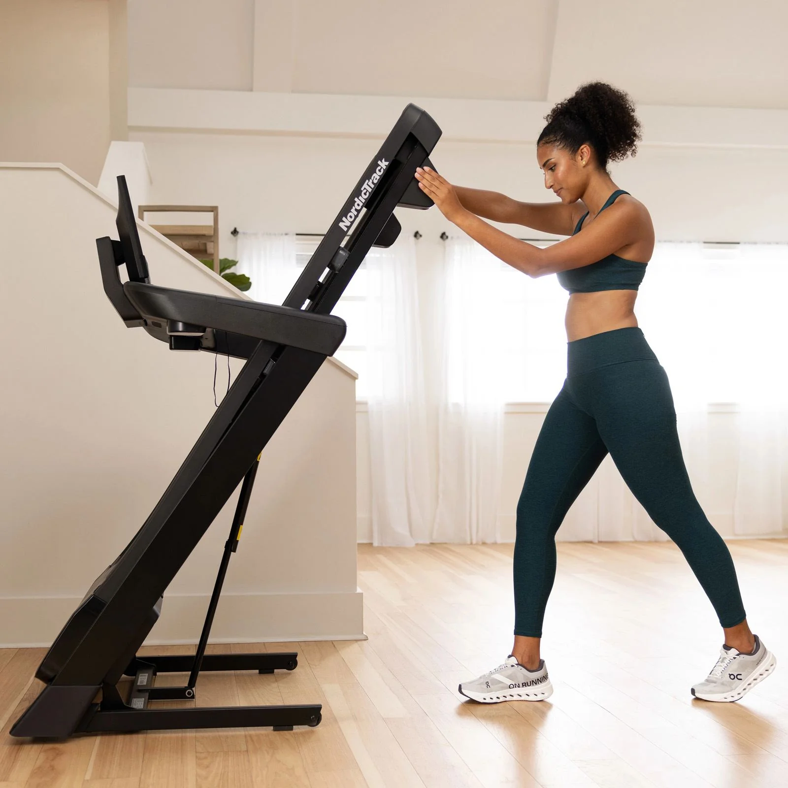 NordicTrack T Series 16 HD Touchscreen Foldable Treadmill - Image 5