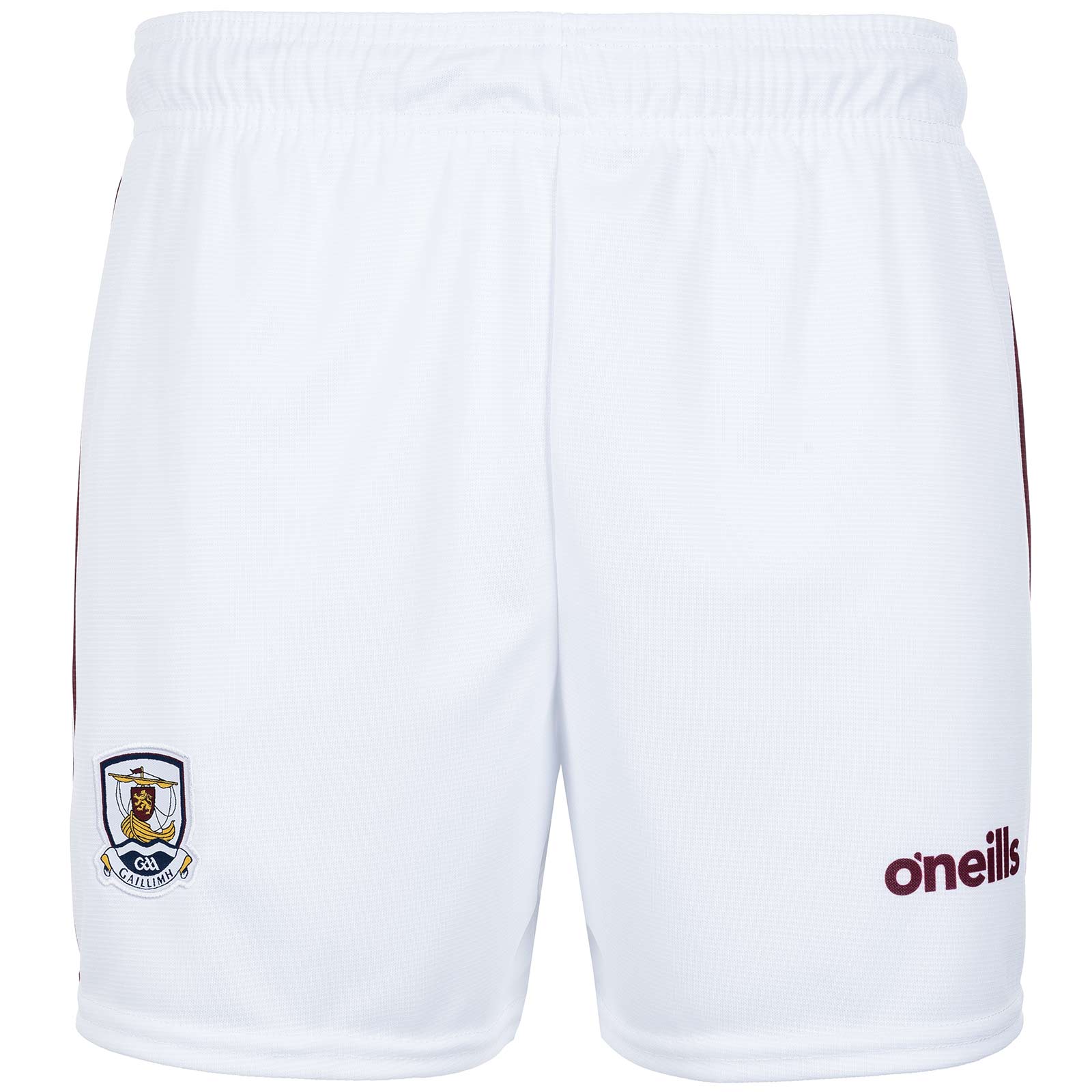 O'Neills Galway GAA 2025 Kids Printed Home Shorts