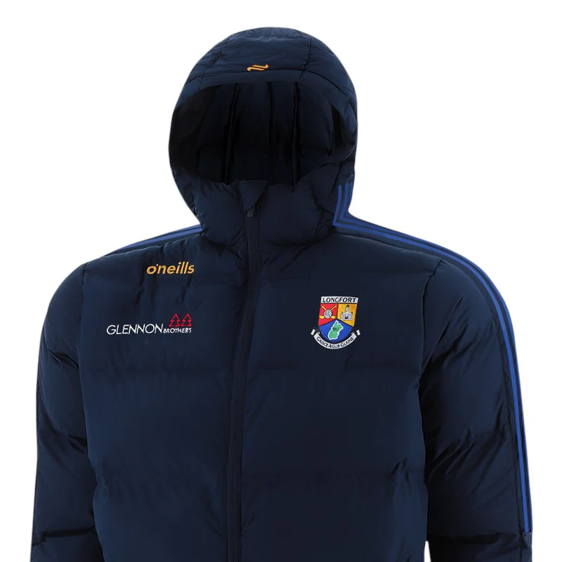 O'Neills Longford GAA Hydra Kids Hooded Padded Jacket - Image 3