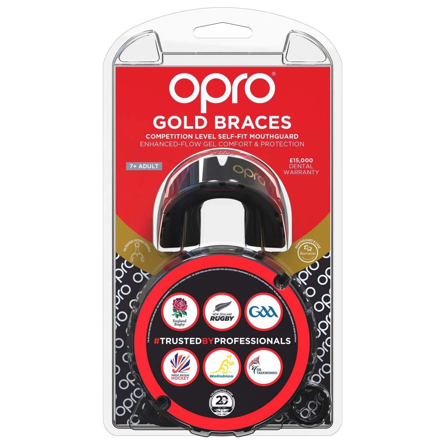 Opro Self-Fit Mouthguard For Braces - Gold Level - Image 2