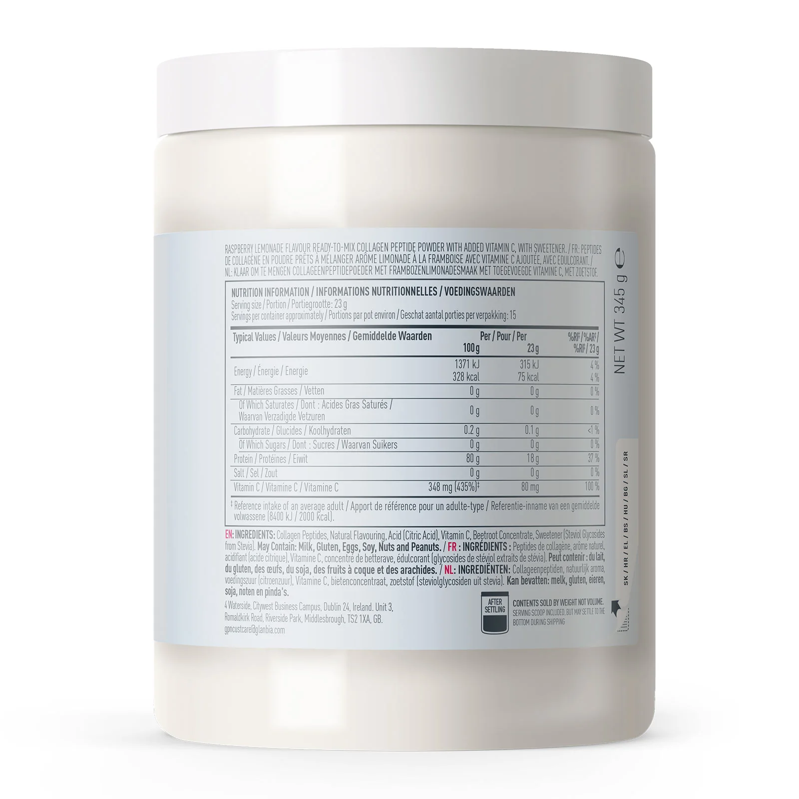 Optimum Nutrition Isopure Collagen 300g - Image 4
