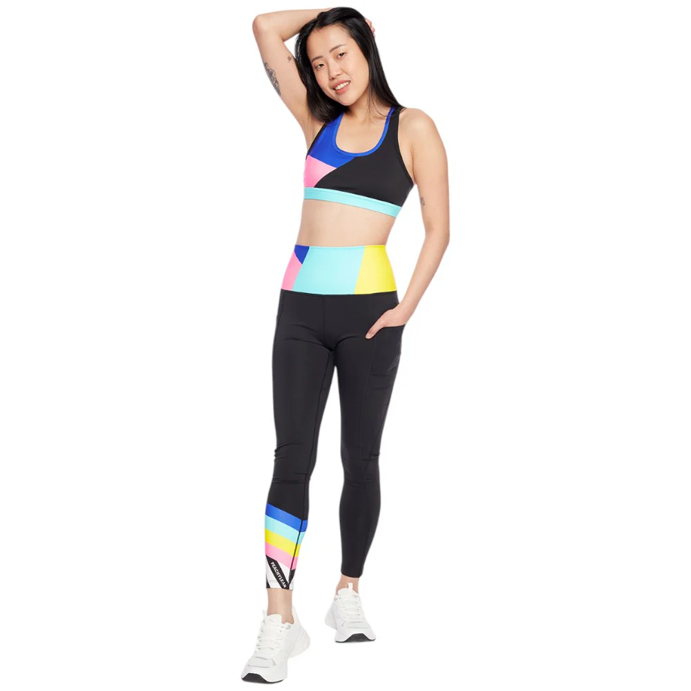 Peachylean Flex Graphic Print Womens Sports Bra - Image 8