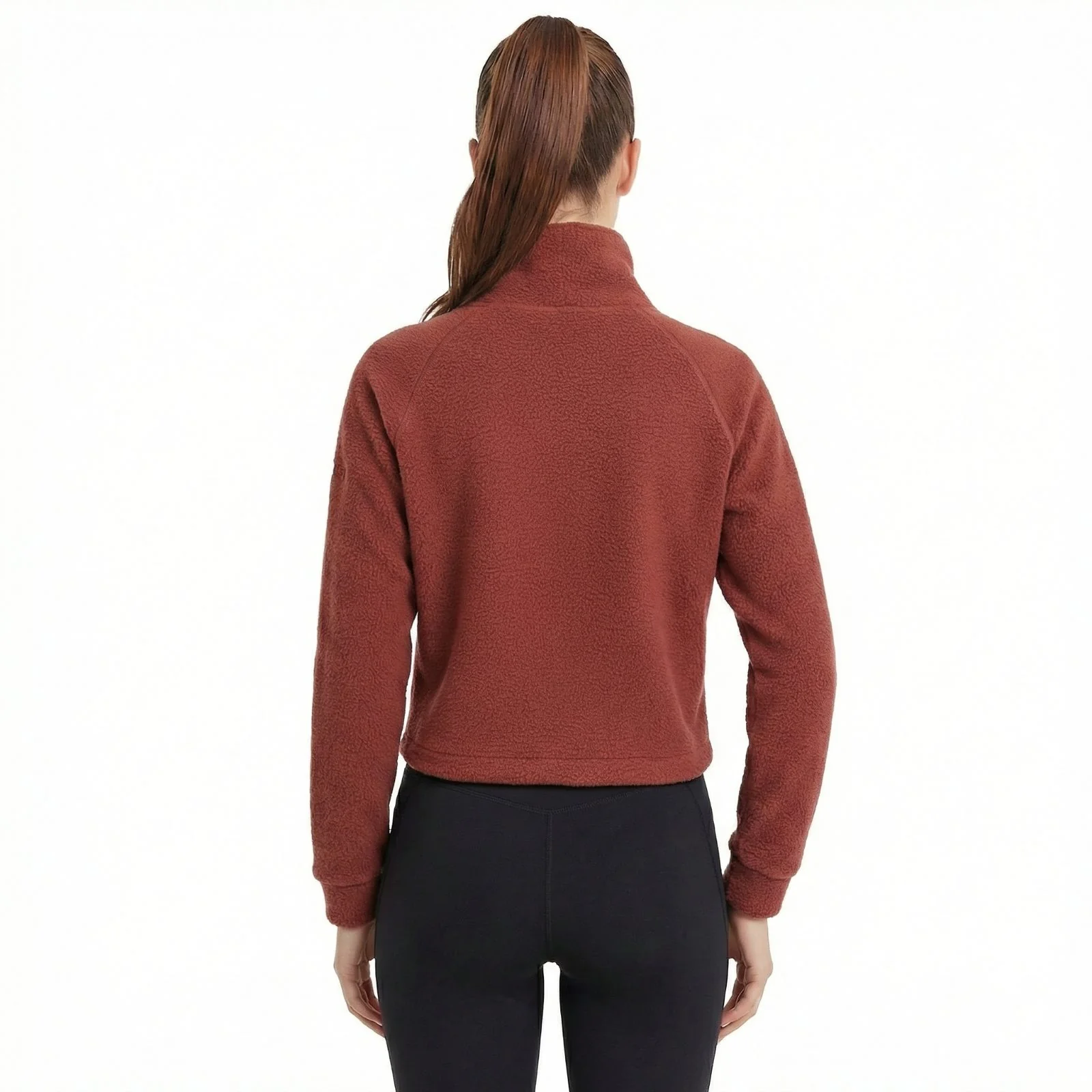 Portwest Croaghan Womens Half-Zip Cropped Fleece - Image 2