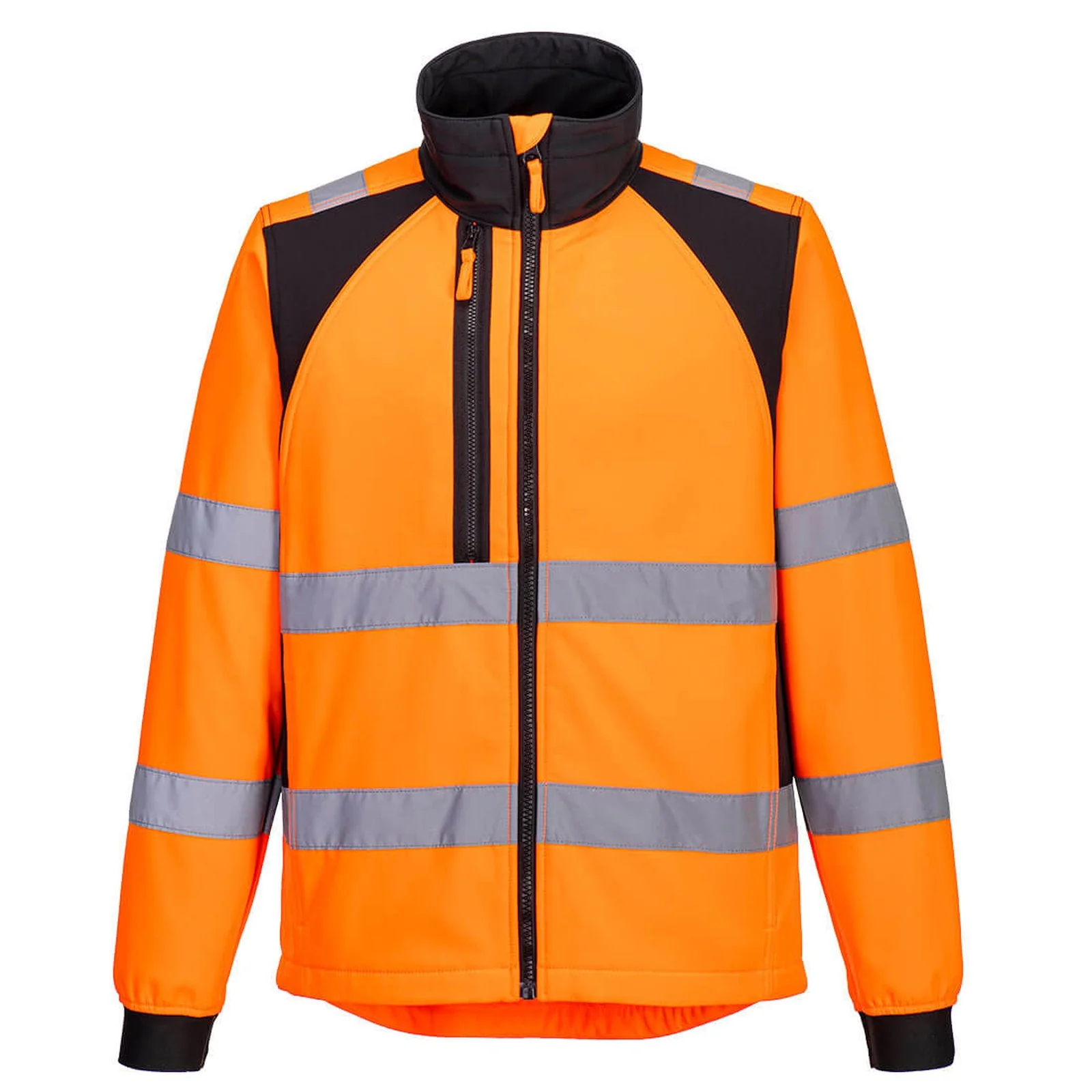 Portwest WX2 Eco Hi-Vis Softshell (2L) Orange/Black