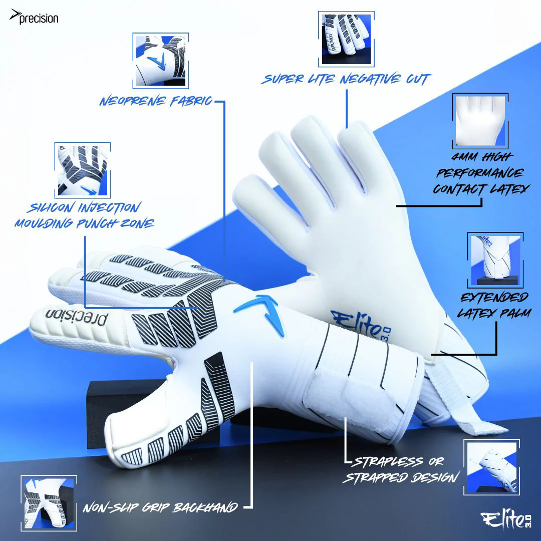 Precision Elite 3.0 Contact Kids Goalkeeper Gloves - Image 13