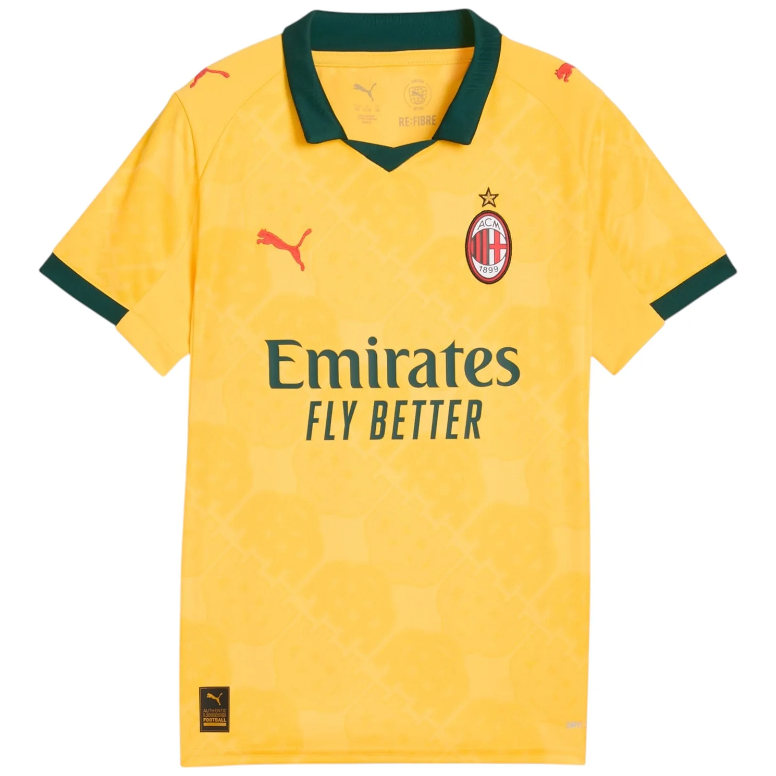 Puma AC Milan Football 2025/26 Kids Regular-Fit Third Jersey