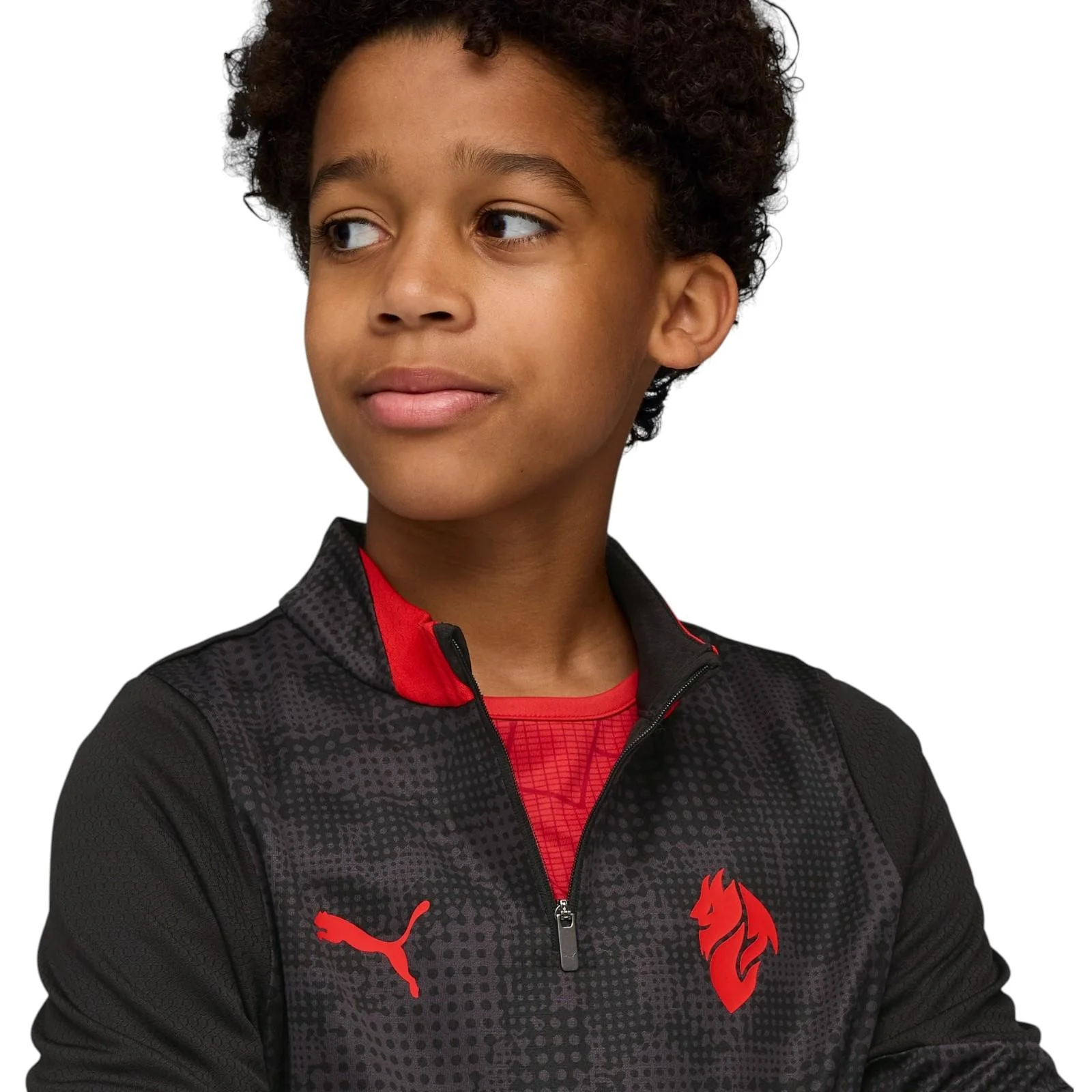 Puma AC Milan Kids Training Quarter-Zip - Image 3