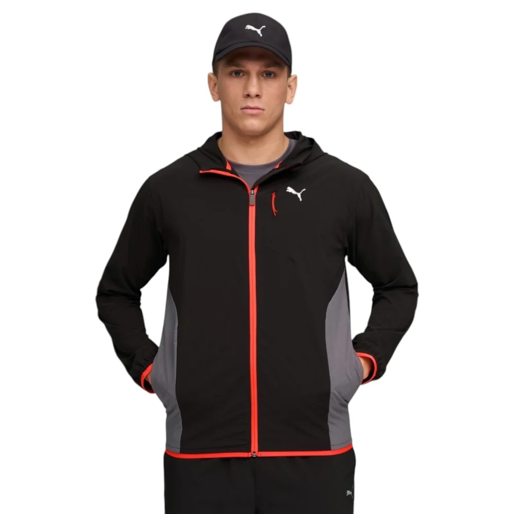Puma Flex Stretch Mens Woven Full-Zip Training Jacket
